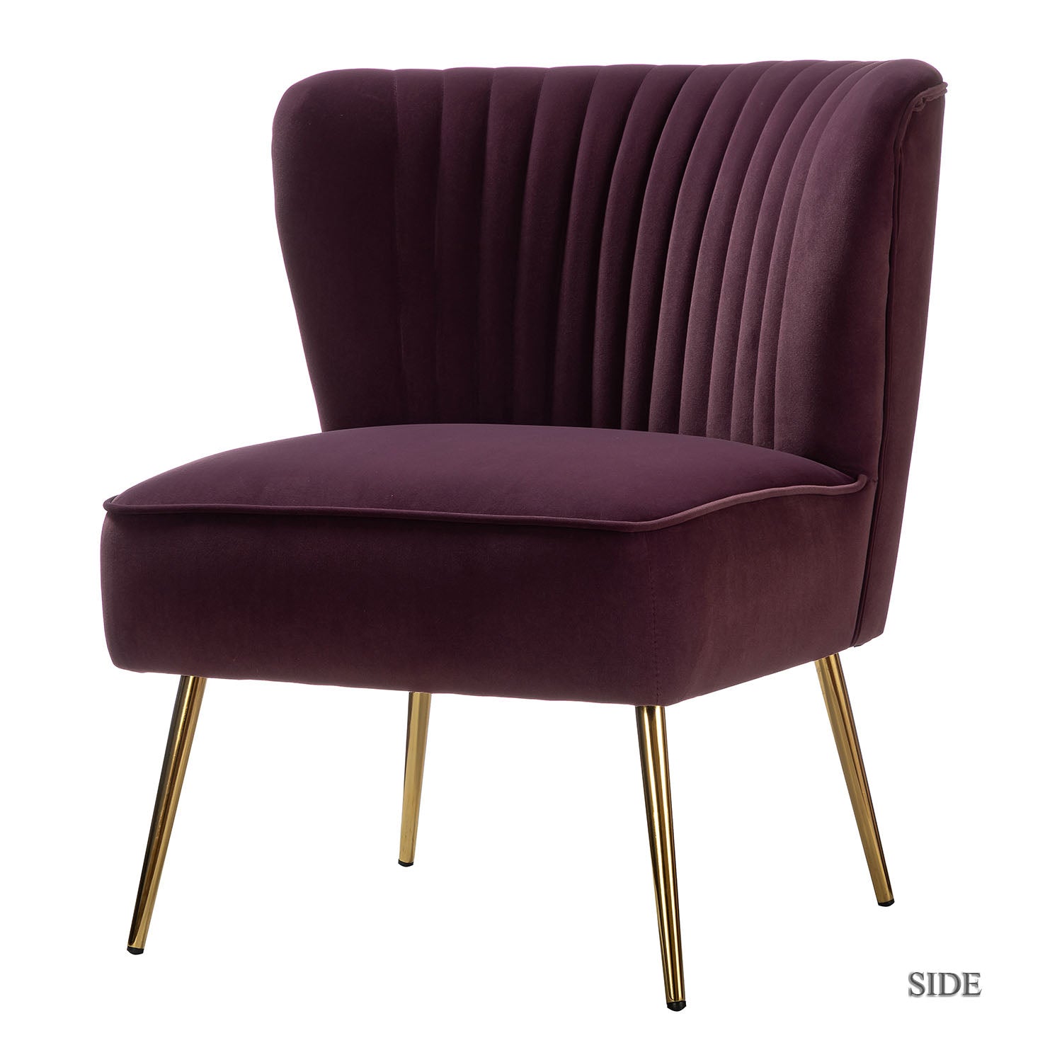 Monica Side Chair in Purple