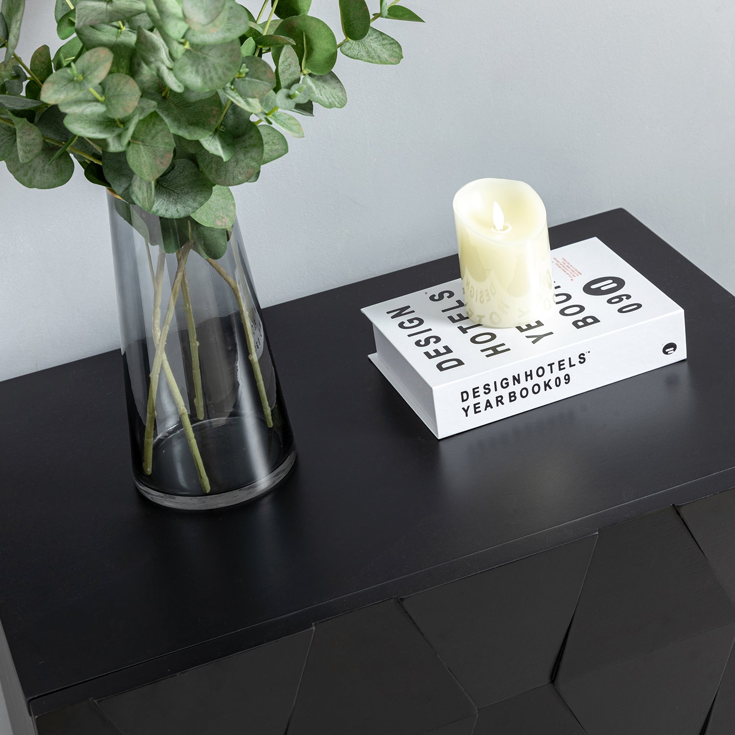 Helga Nightstand in Black
