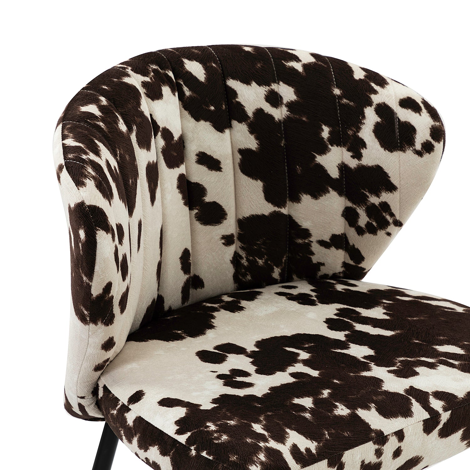 Bonatti Side Chair in Cowhide
