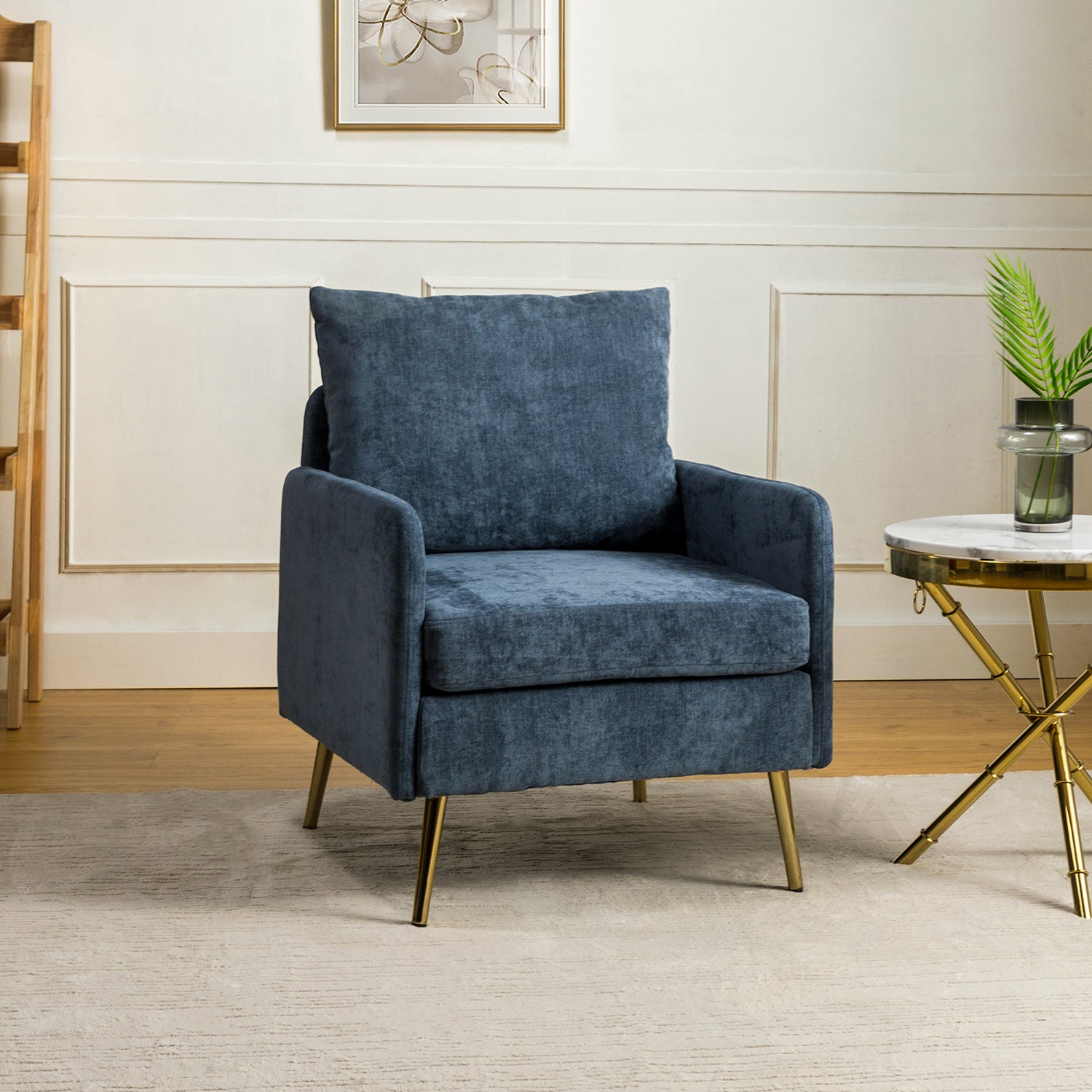 Giovann Armchair in Navy