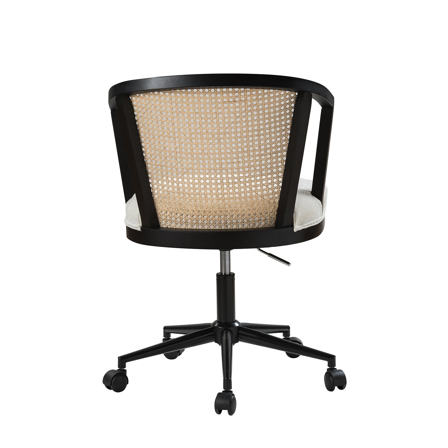 Freda Rattan Task Chair- in Black