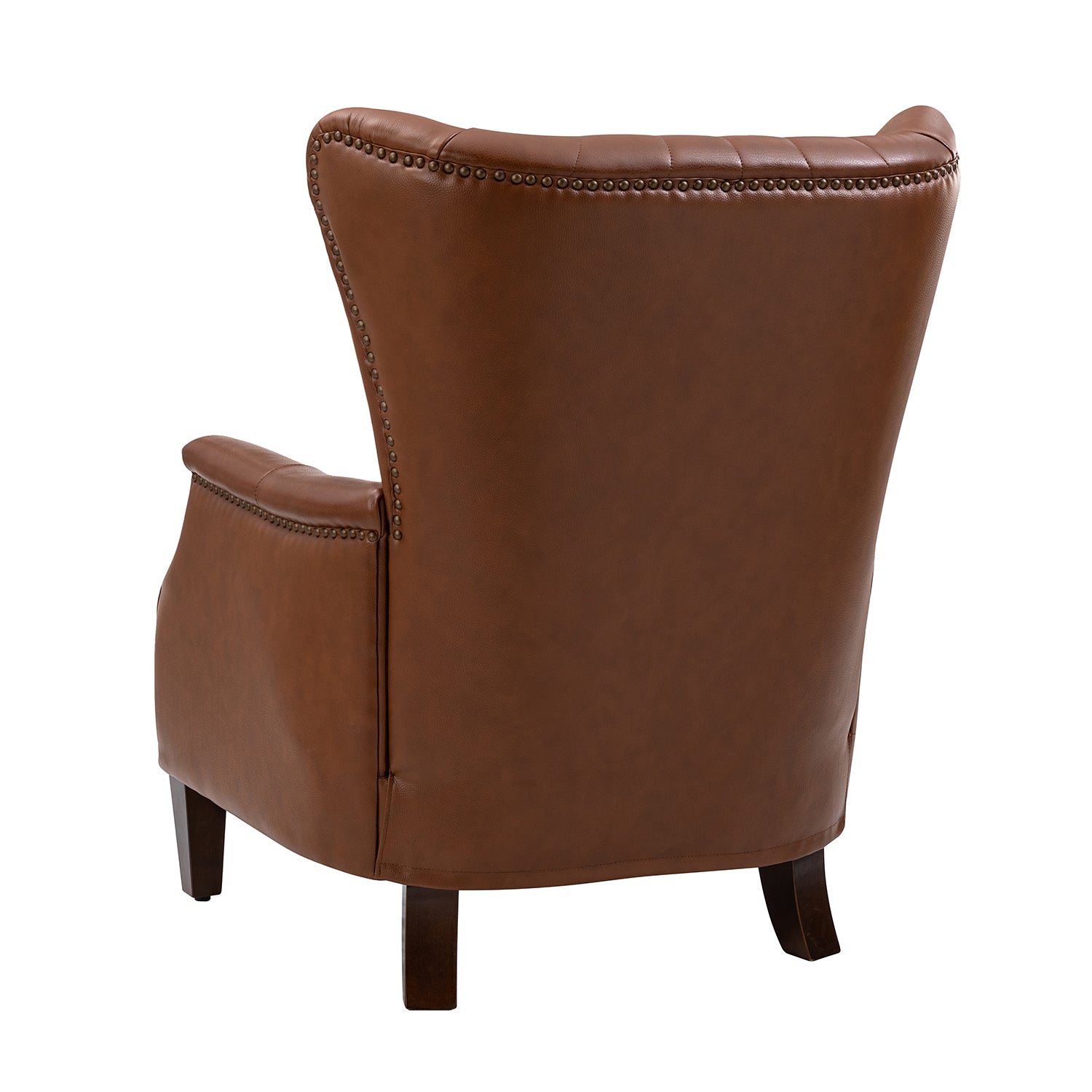 Xaver Genuine Leather Armchair in Brown