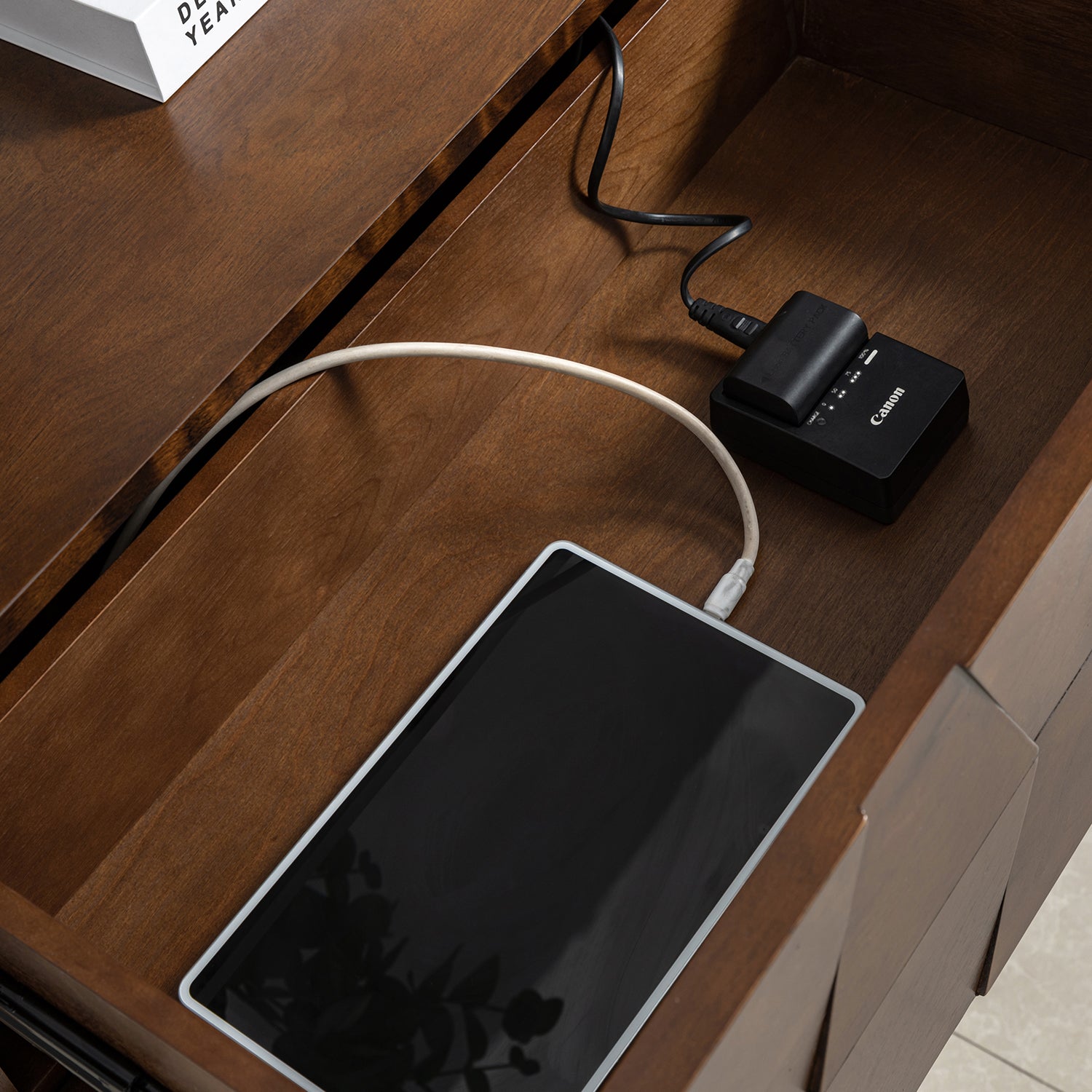 Helga Nightstand in Walnut