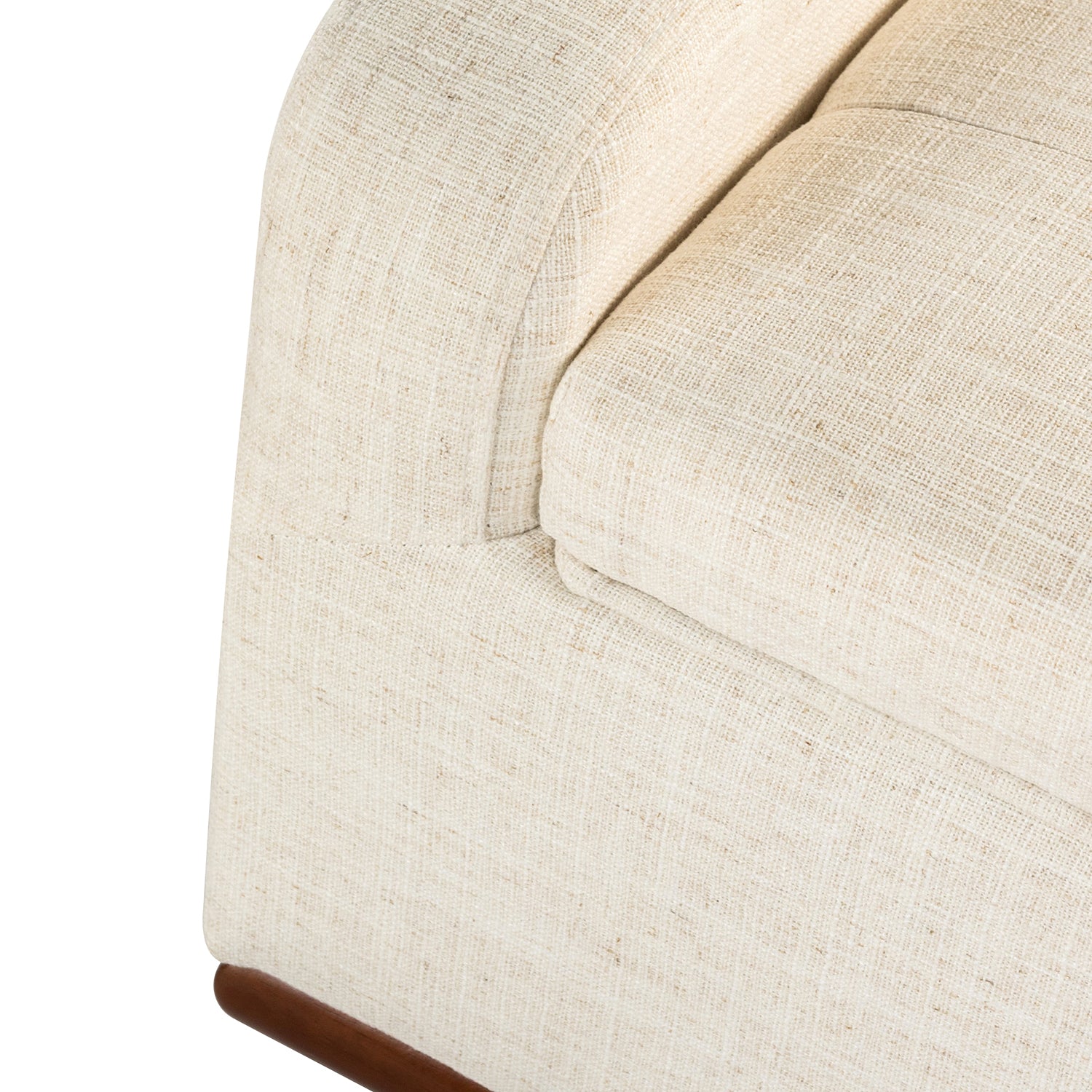 Jason Upholstered Flip Top Storage Bench in Ivory