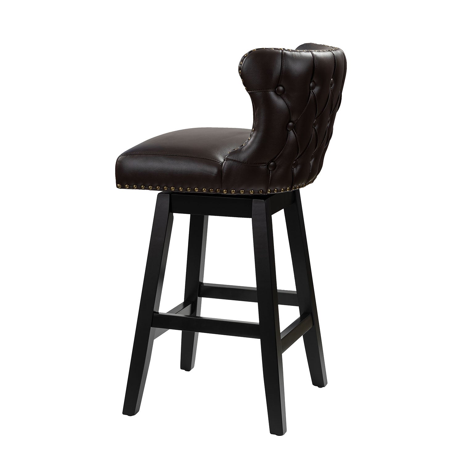 Konrad Swivel Bar & Counter Stool in Brown