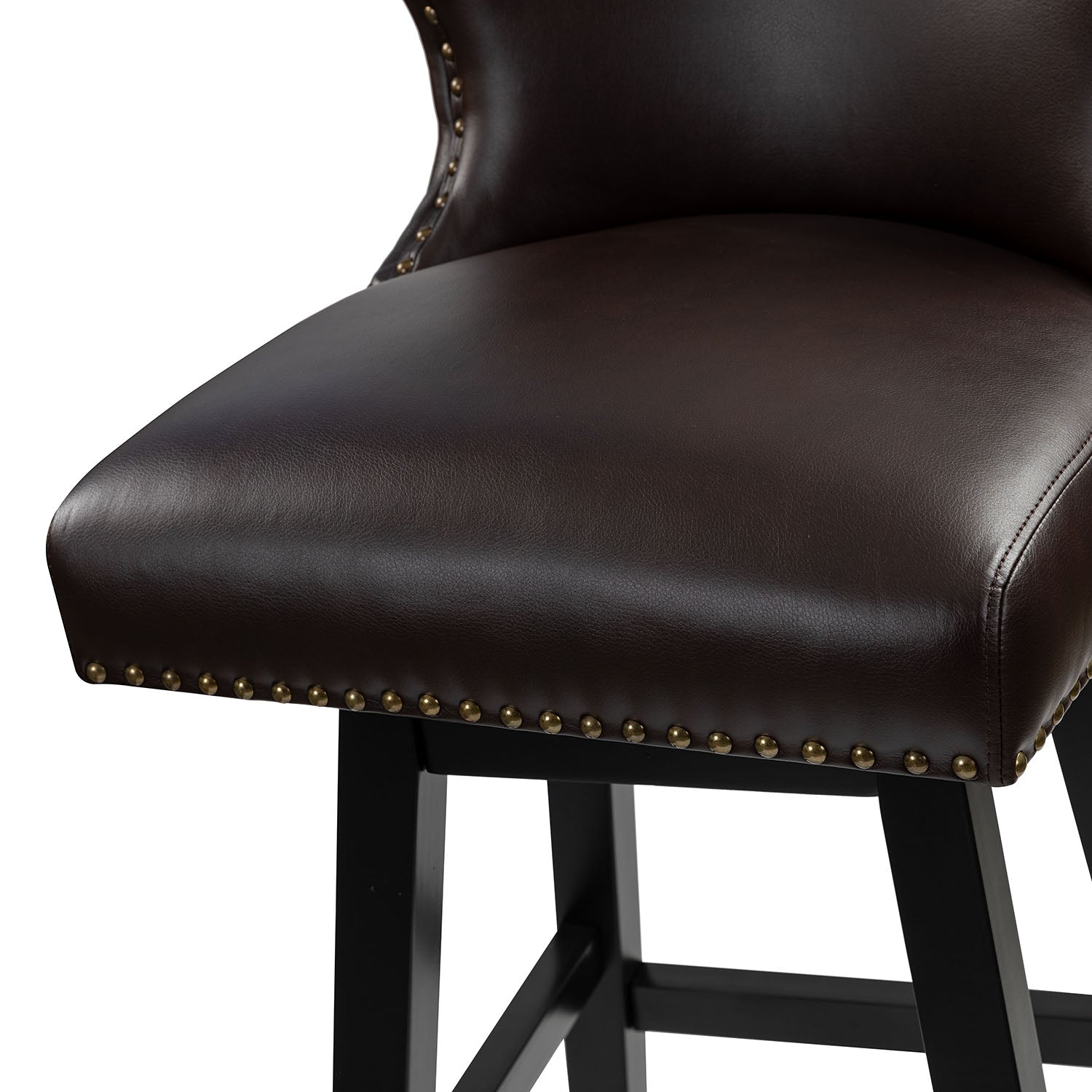 Konrad Swivel Bar & Counter Stool in Brown