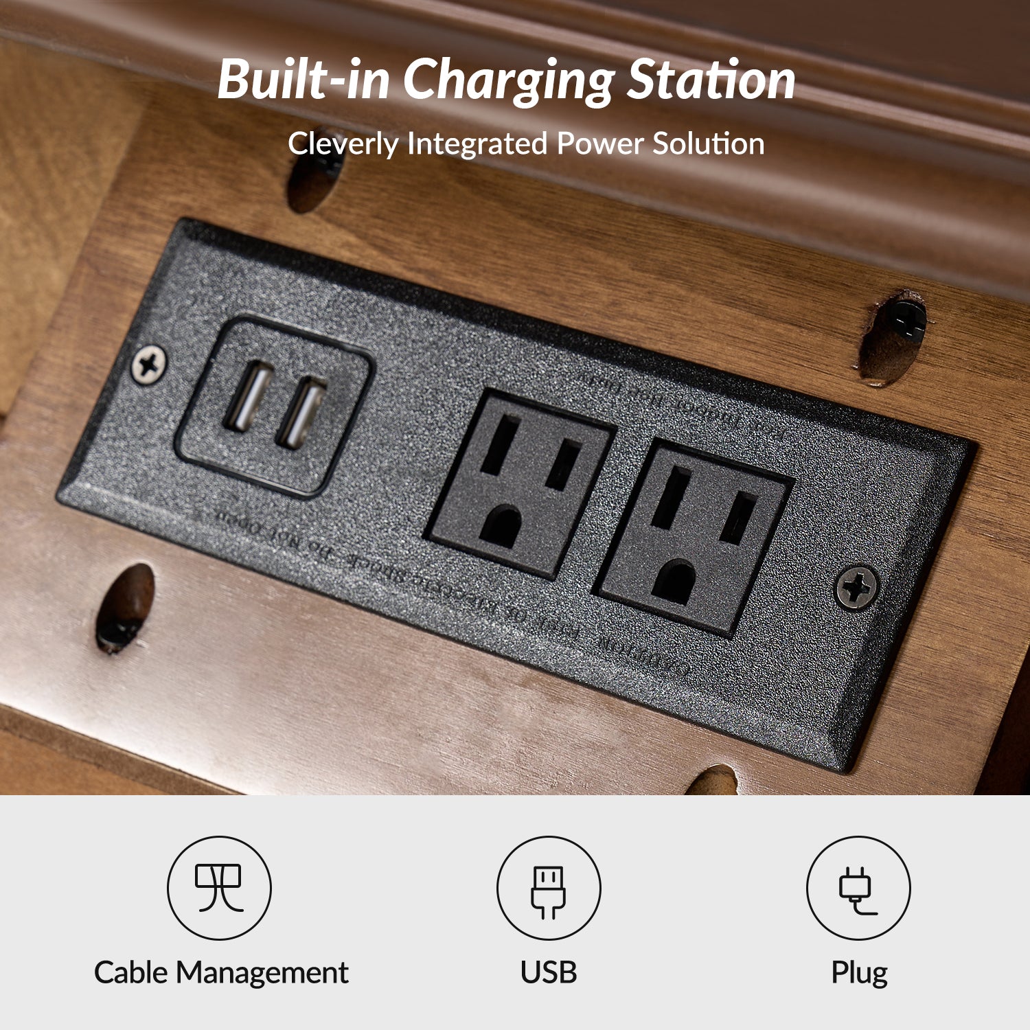 Patience Nightstand in Walnut