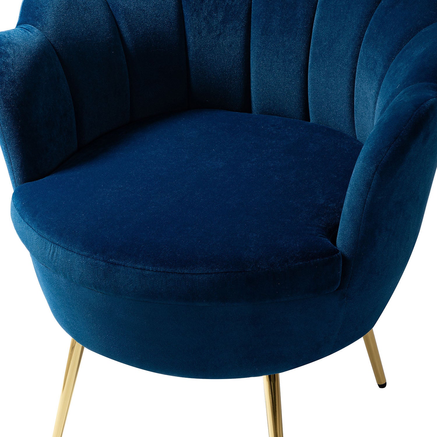 Donata Barrel Chair in Navy