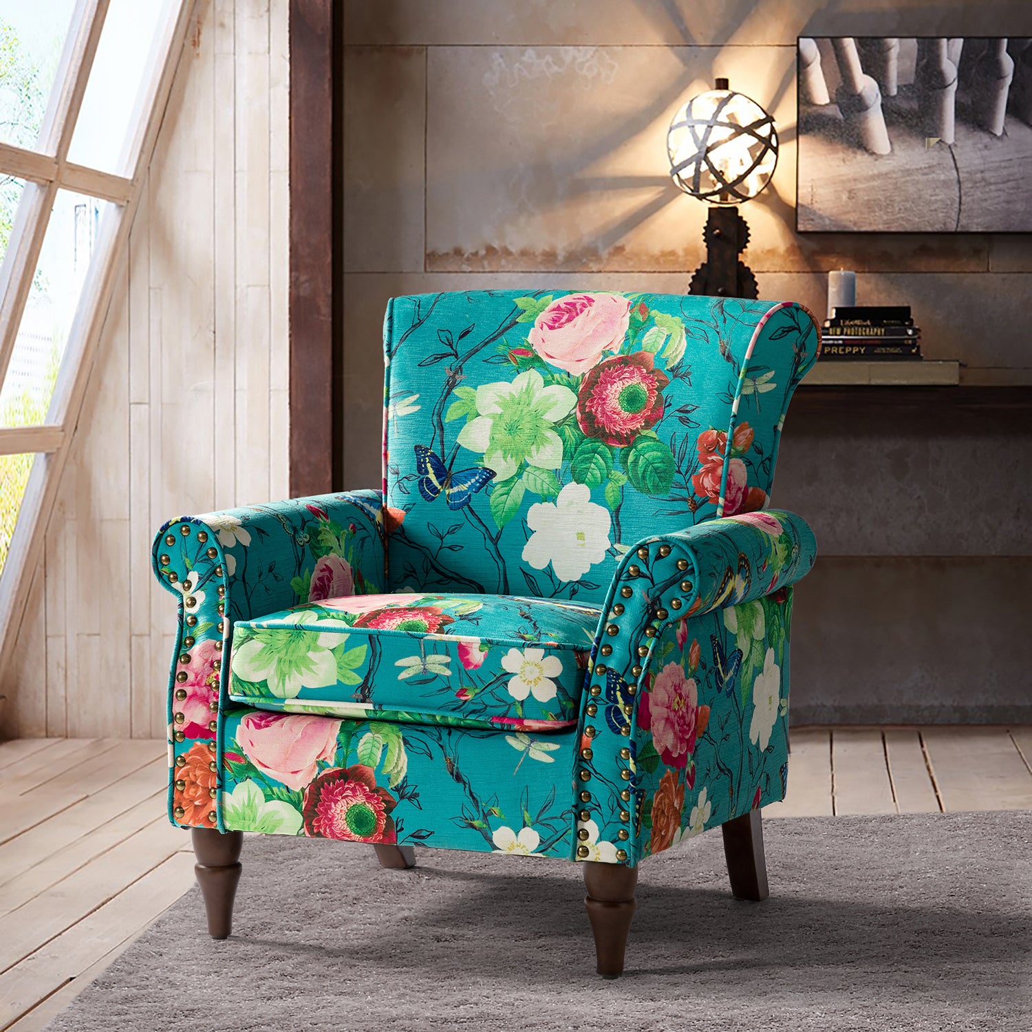 Araceli Armchair in Blue
