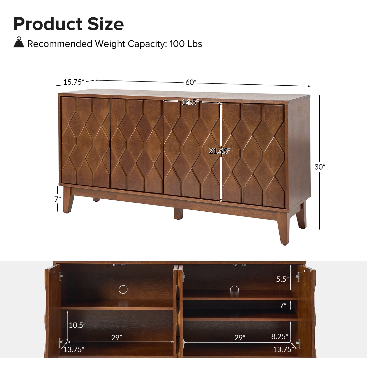 Lincoln Sideboard in Walnut