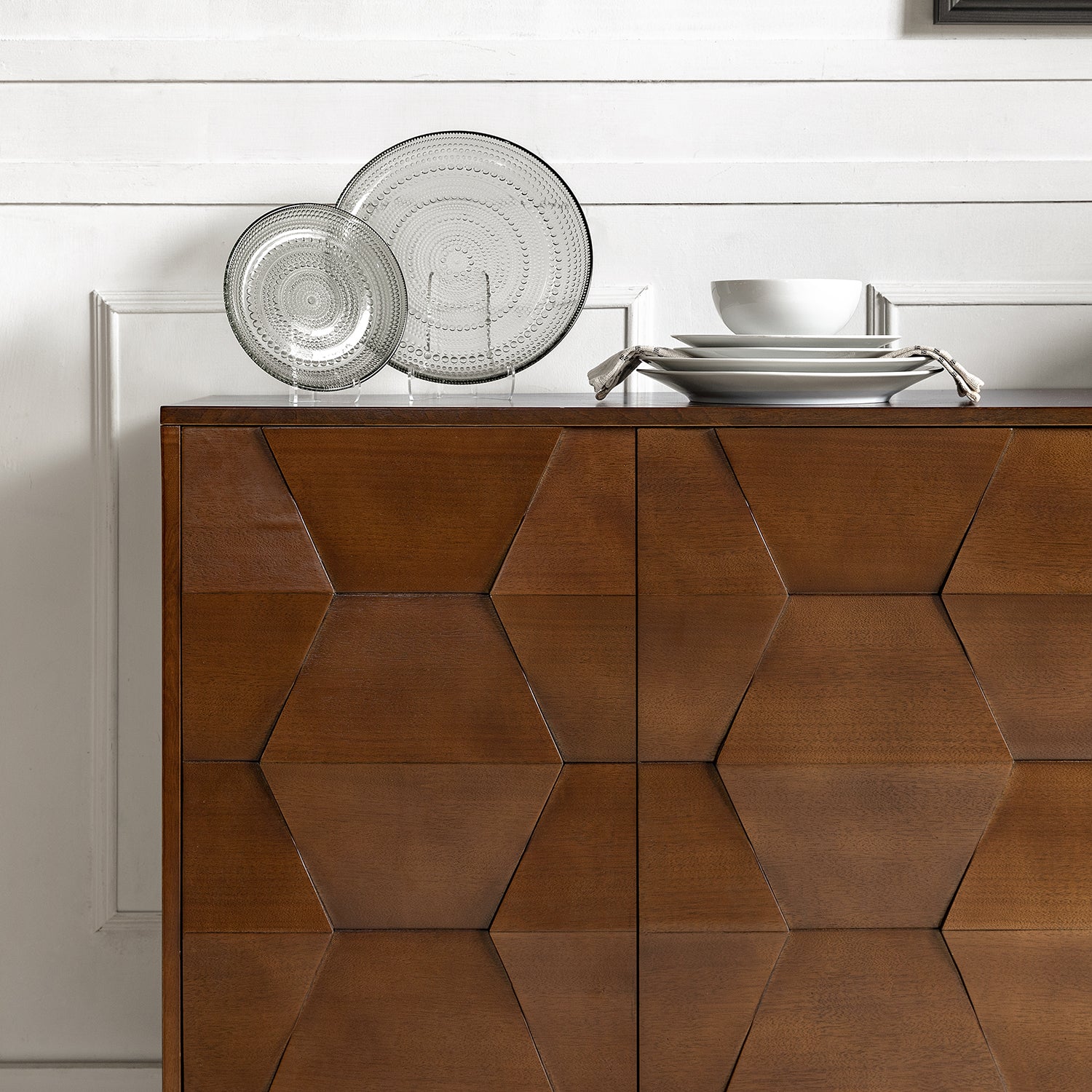 Bulanini Wide Sideboard in Walnut