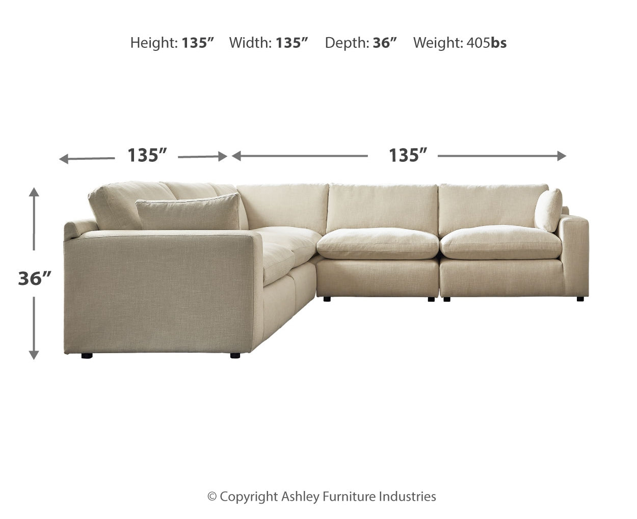 Elyza Sectional Set