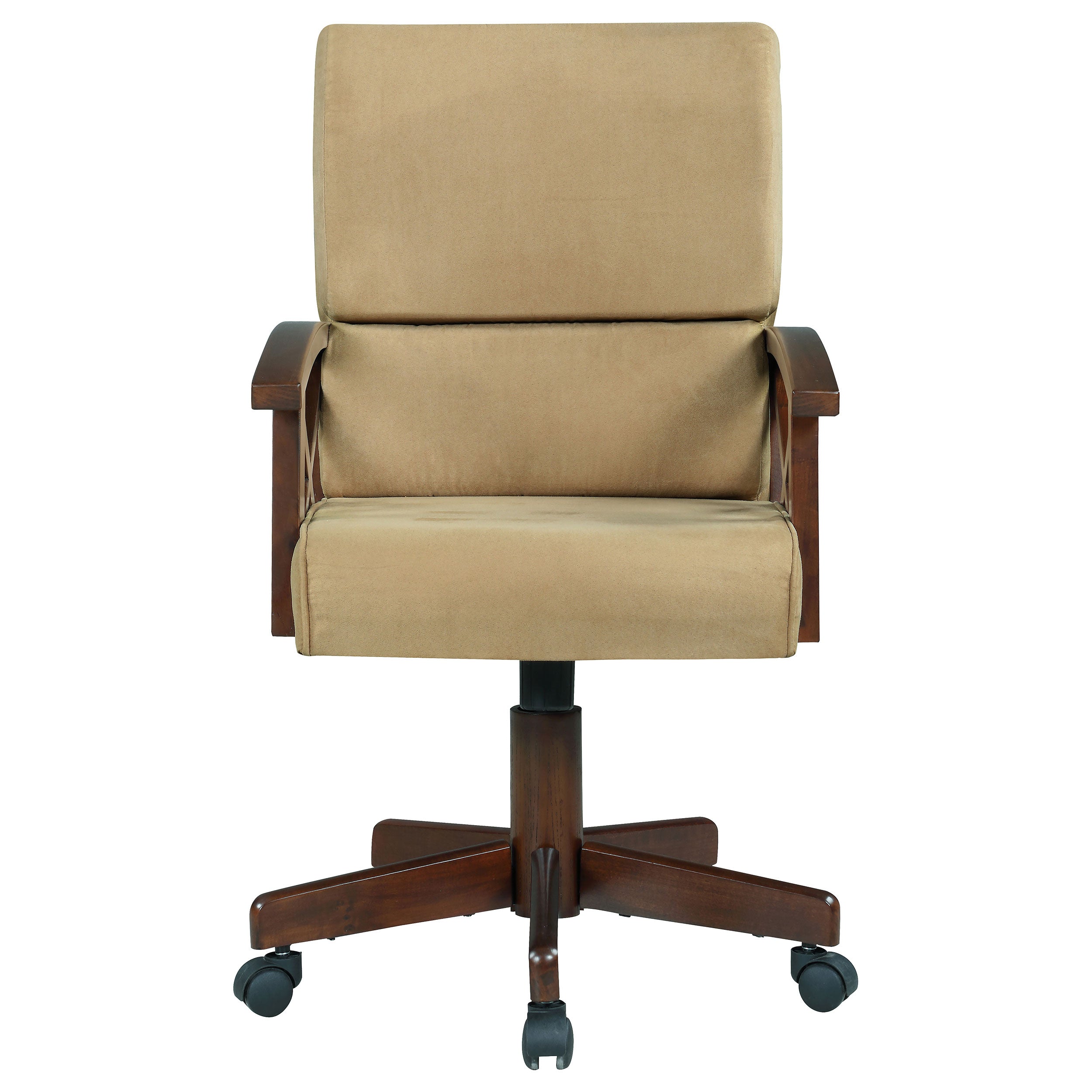 Marietta Upholstered Game Chair Tobacco and Tan