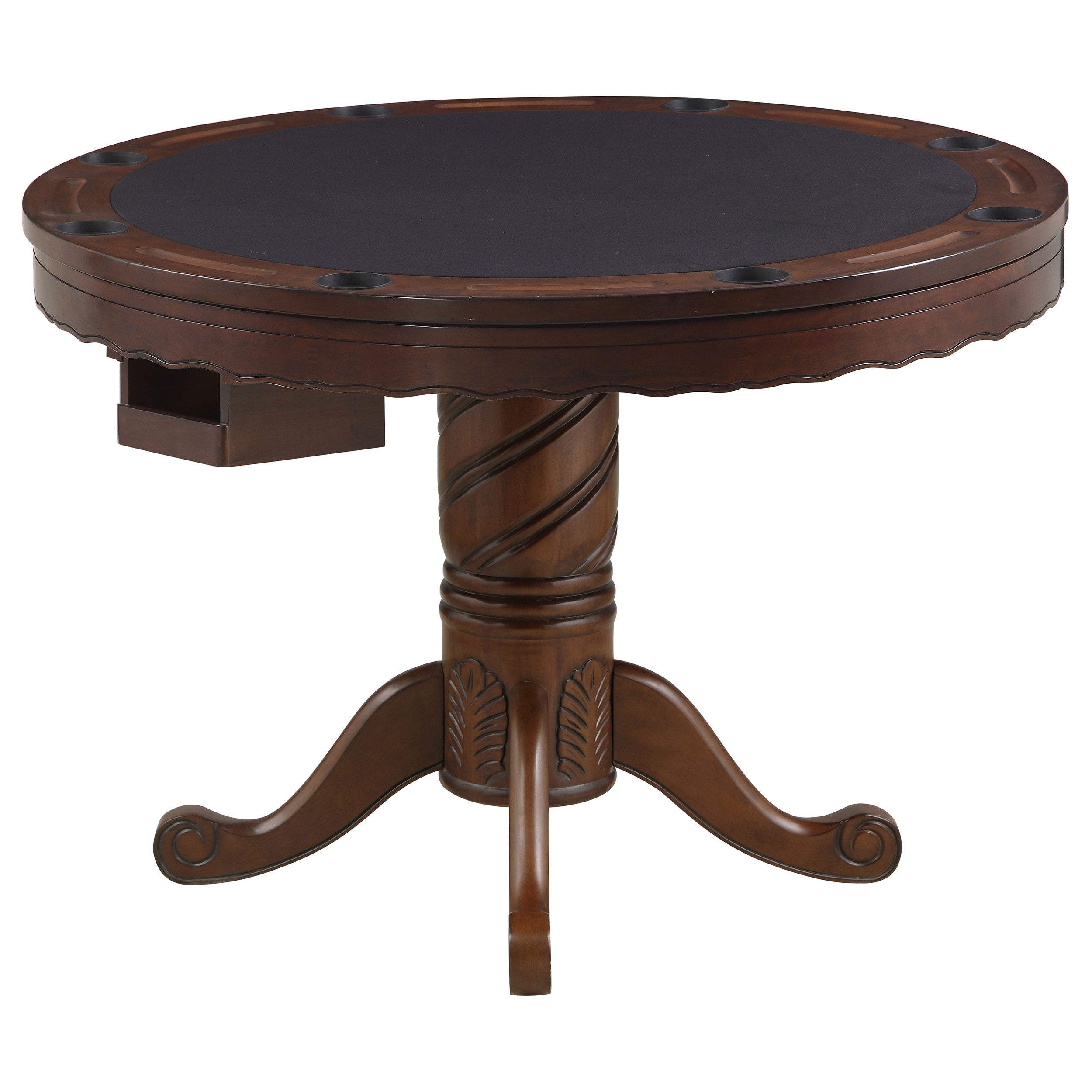 Turk  Game Table Set Tobacco and Black