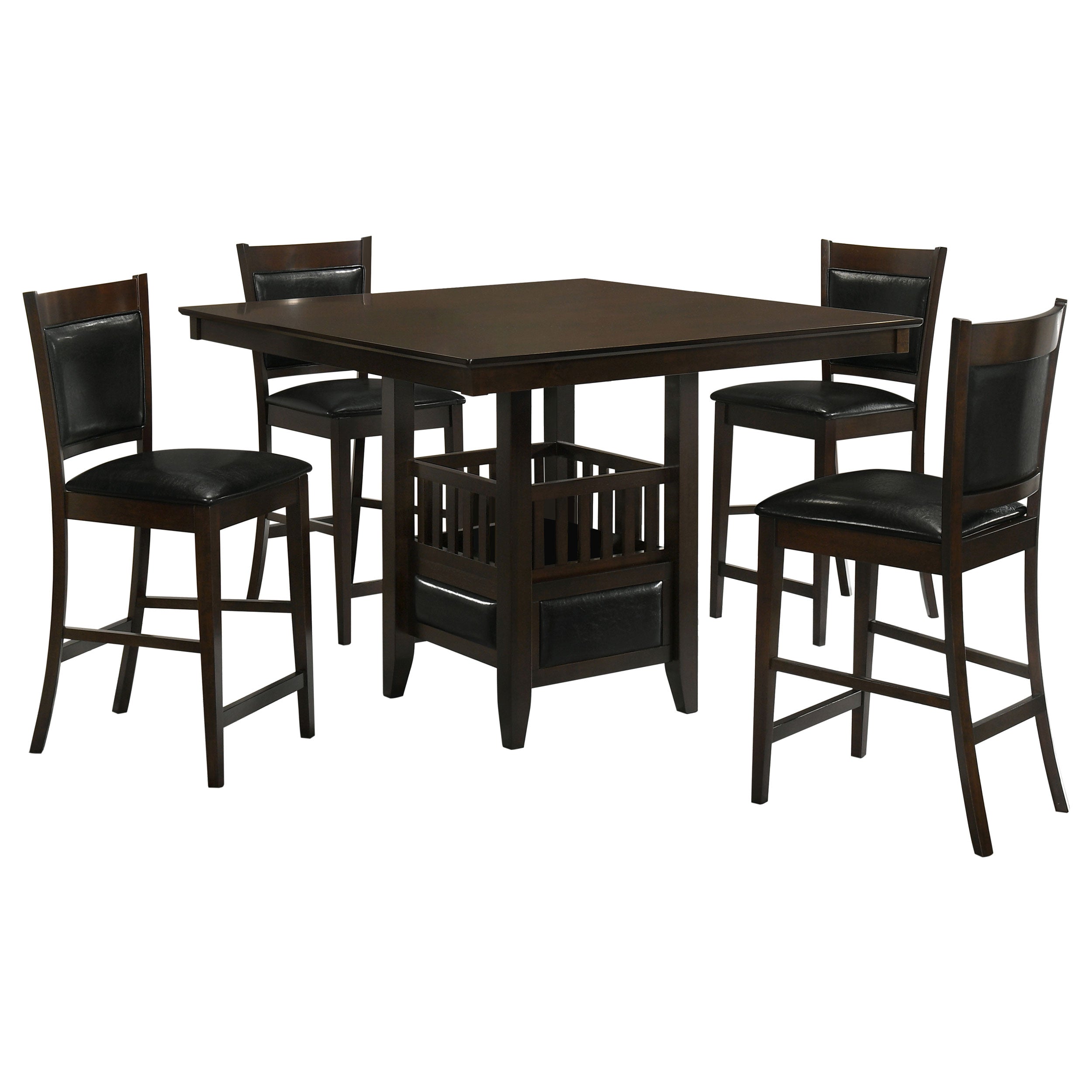 Jaden  Square Counter Height Dining Set Espresso