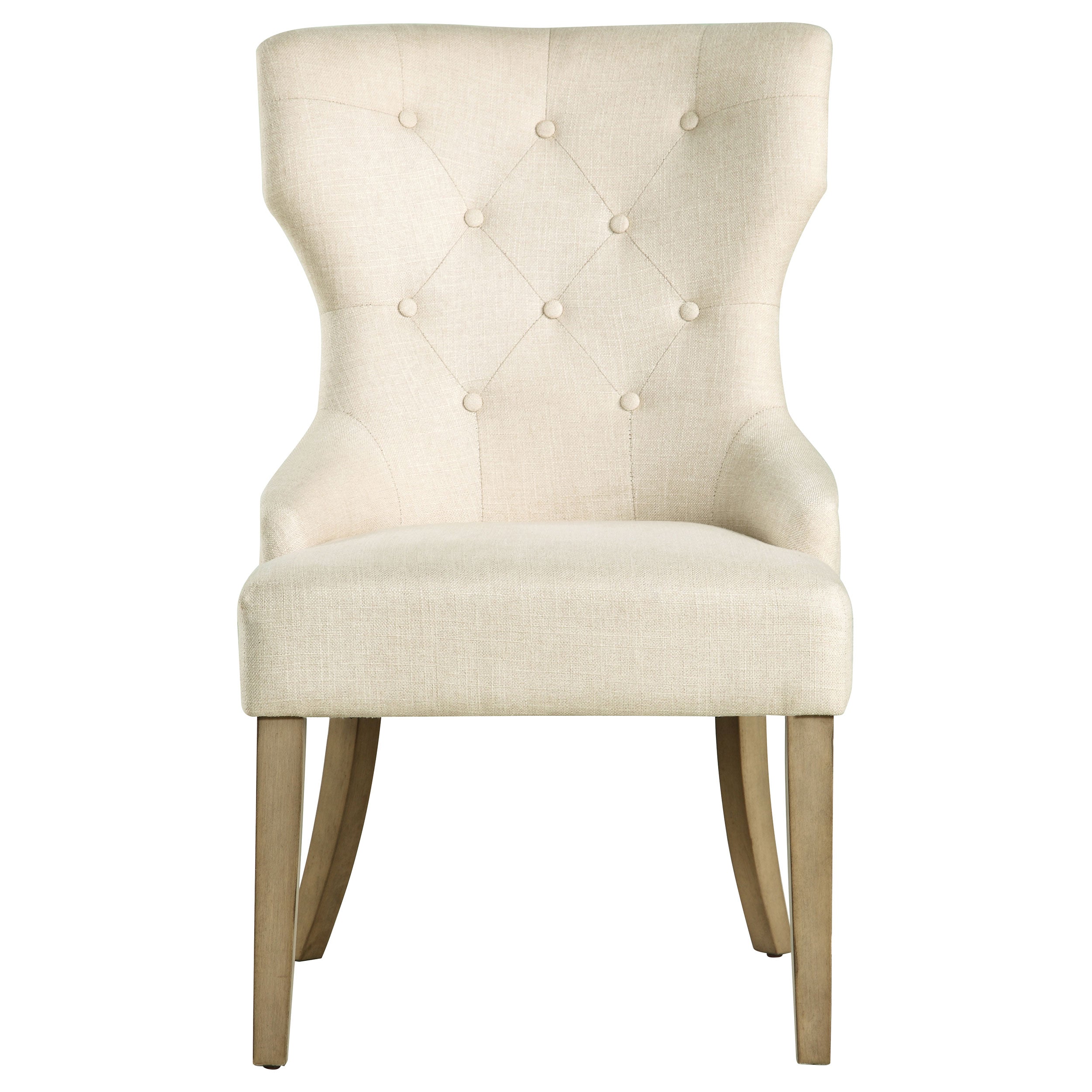 Baney Tufted Upholstered Dining Chair Beige