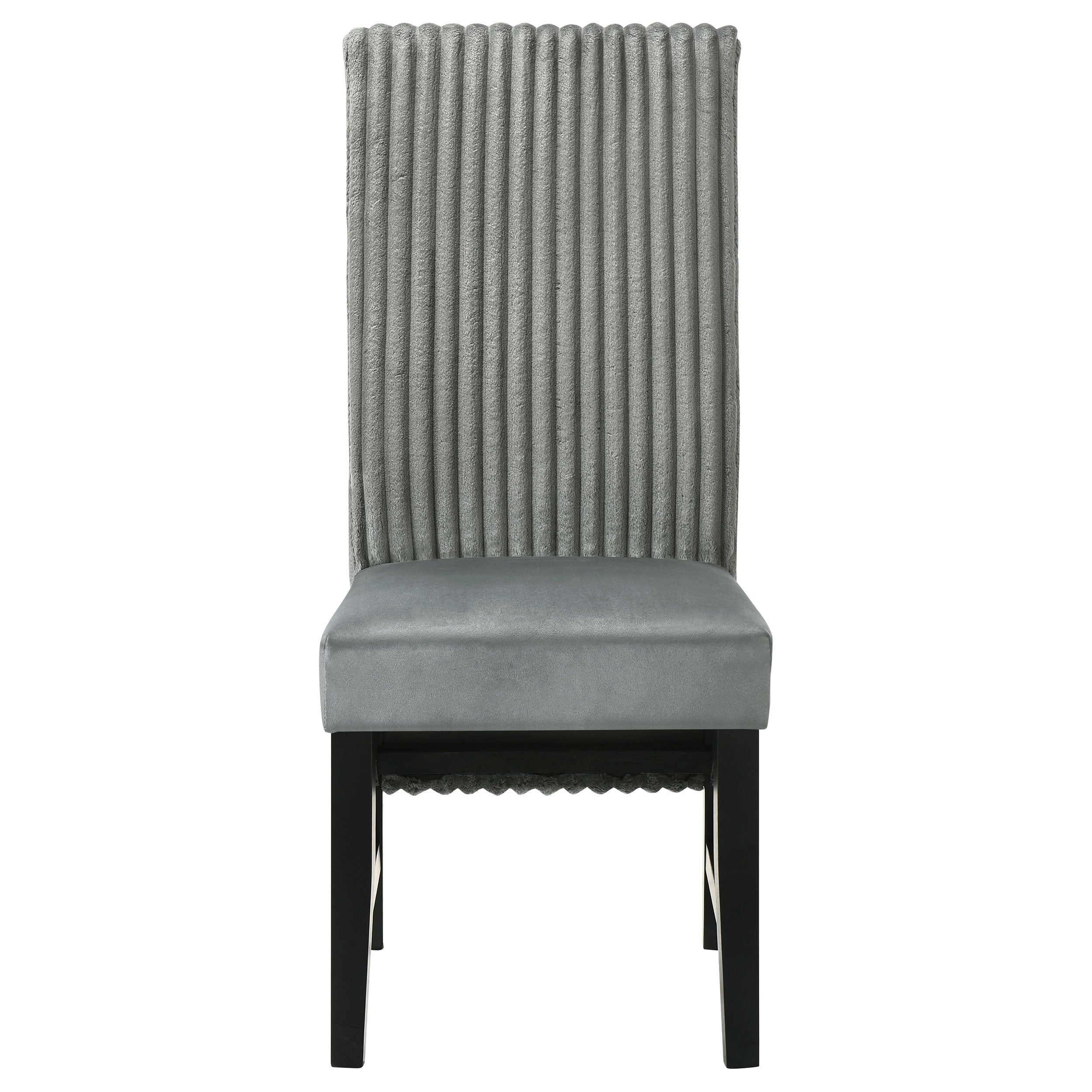 Barrand Upholstered Dining Side Chair Grey (Set of 2)