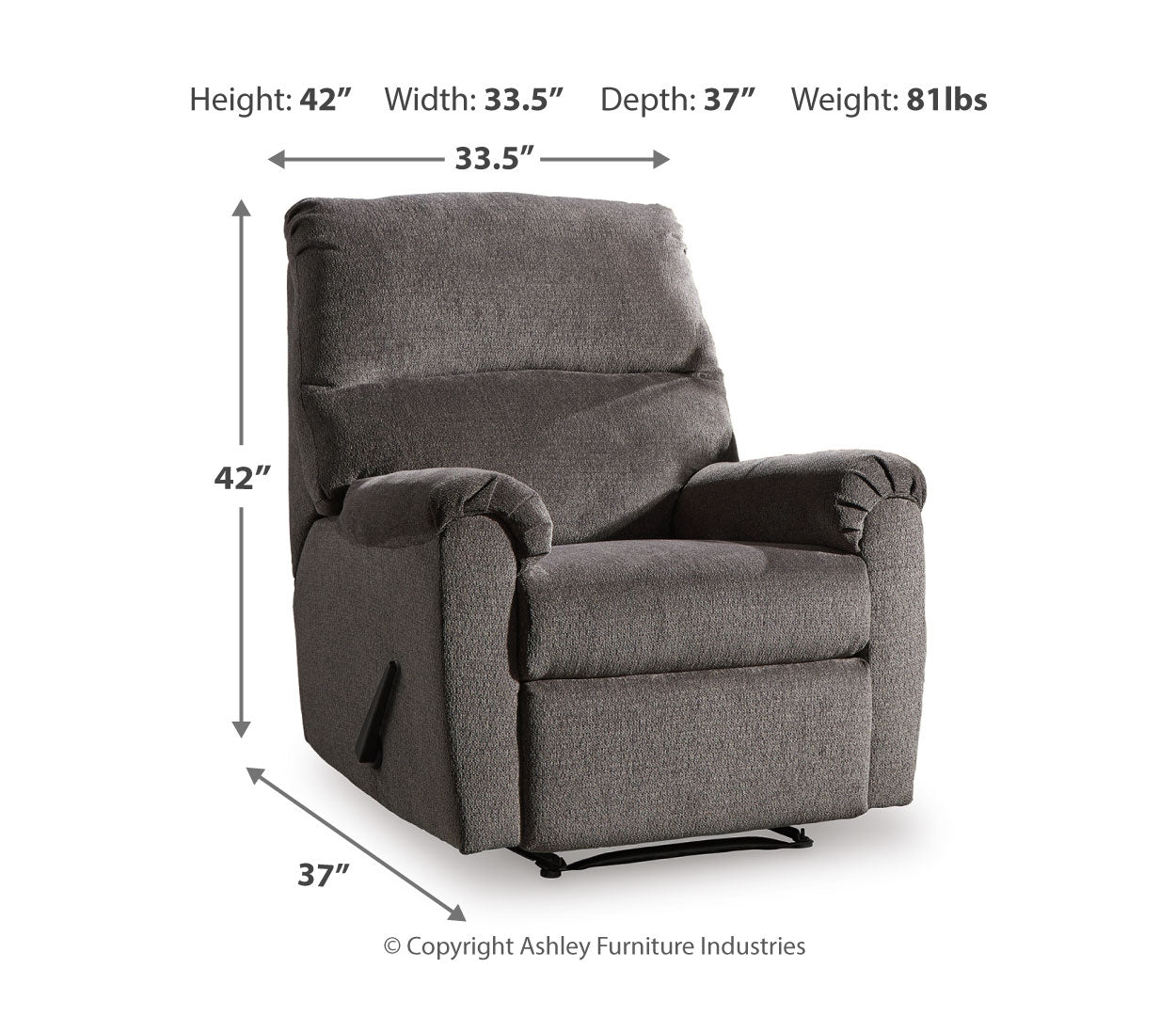 Nerviano Zero Wall Recliner