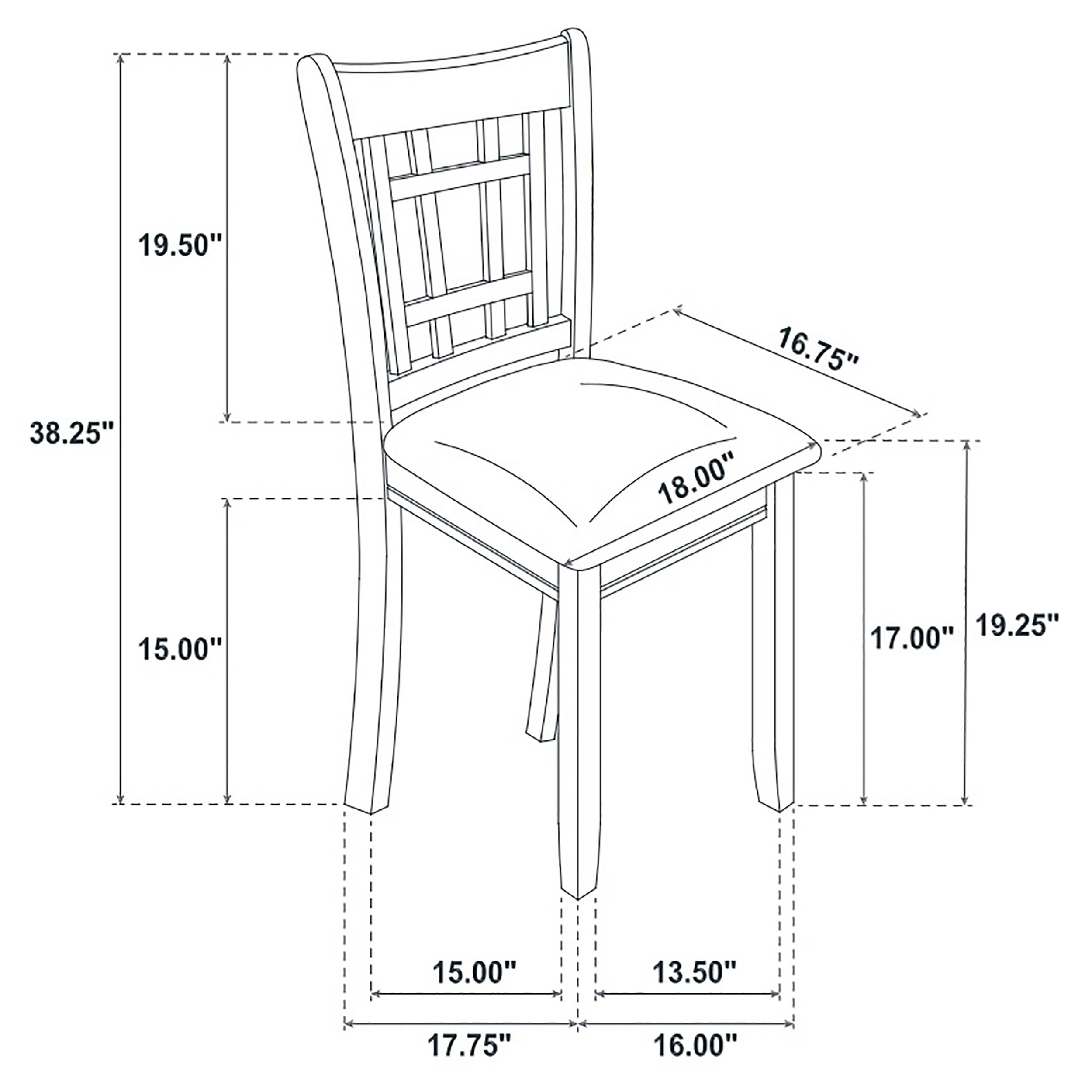 Lavon  Dining Set Medium Grey