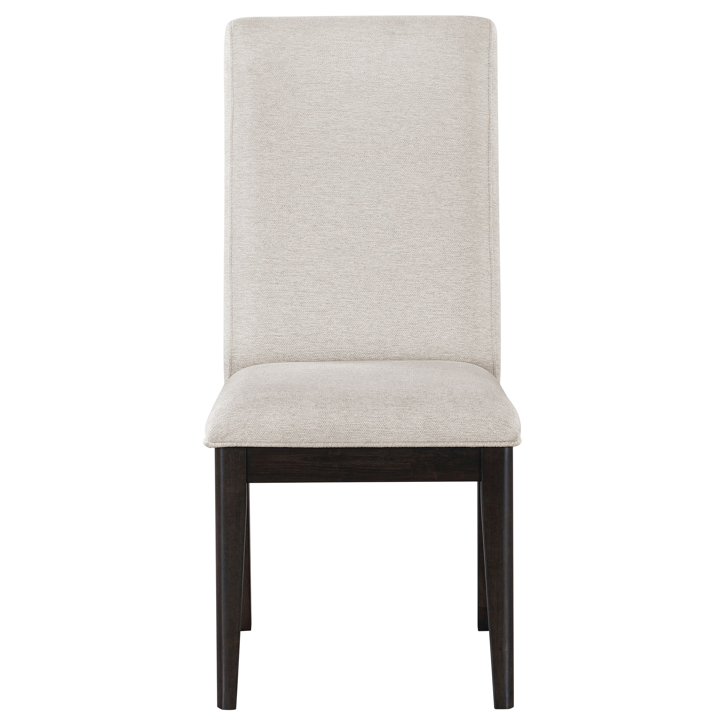 Hathaway Upholstered Dining Side Chair Cream (Set of 2)