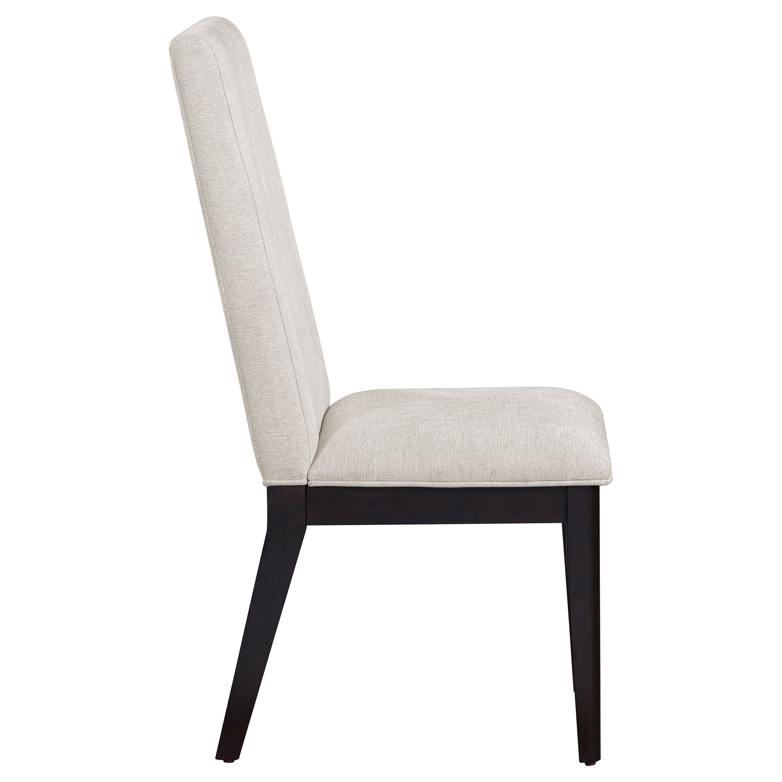 Hathaway Upholstered Dining Side Chair Cream (Set of 2)