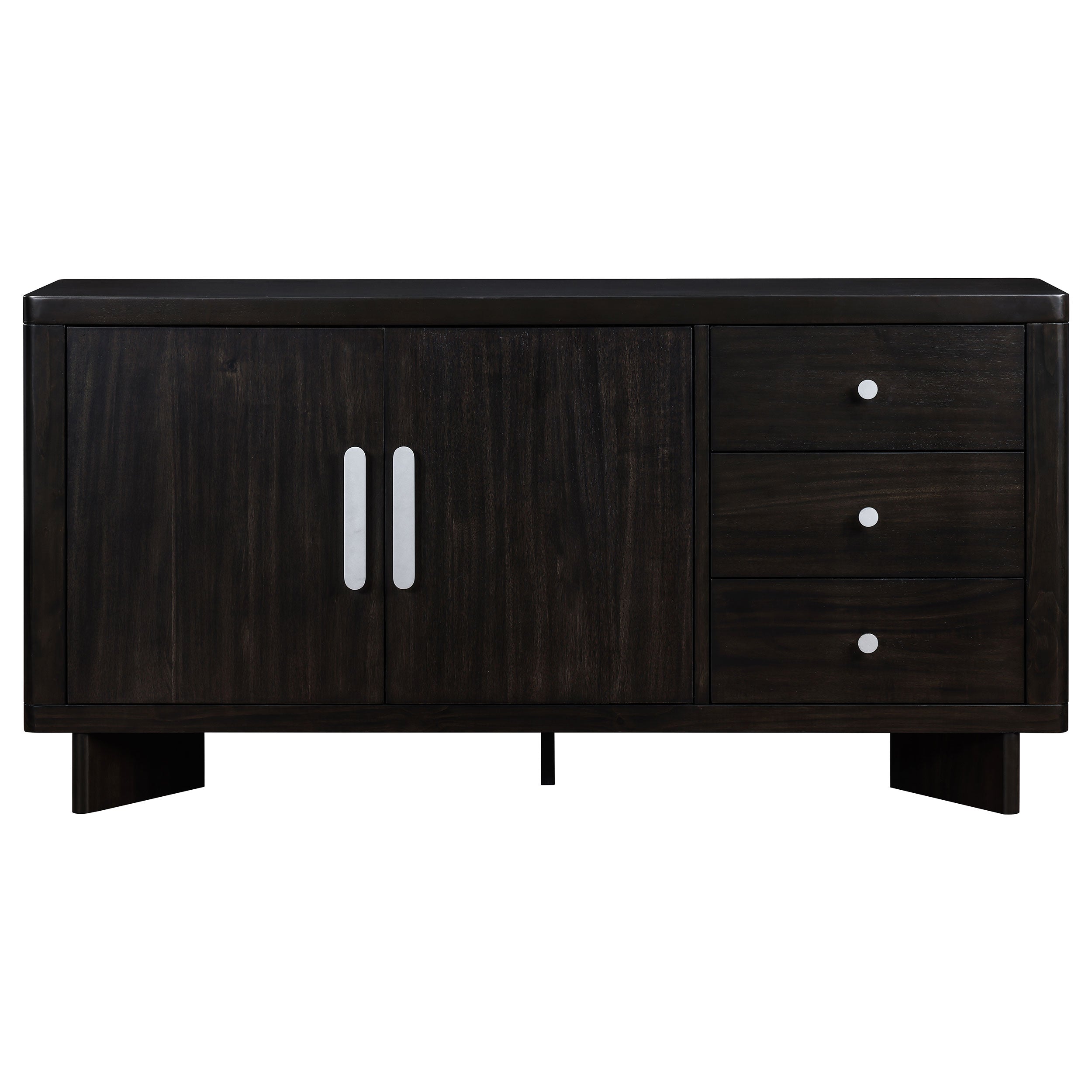 Hathaway 3-drawer Sideboard Buffet Cabinet Acacia Brown