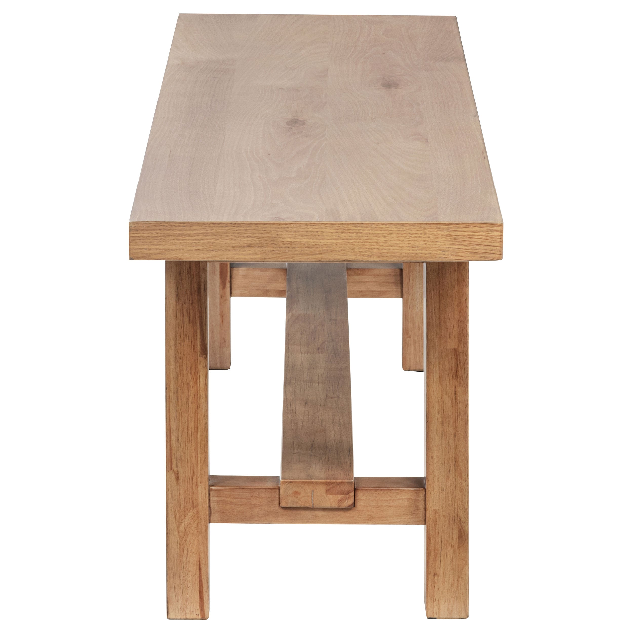 Middleton 60-inch Wood Backless Dining Bench Natural Brown