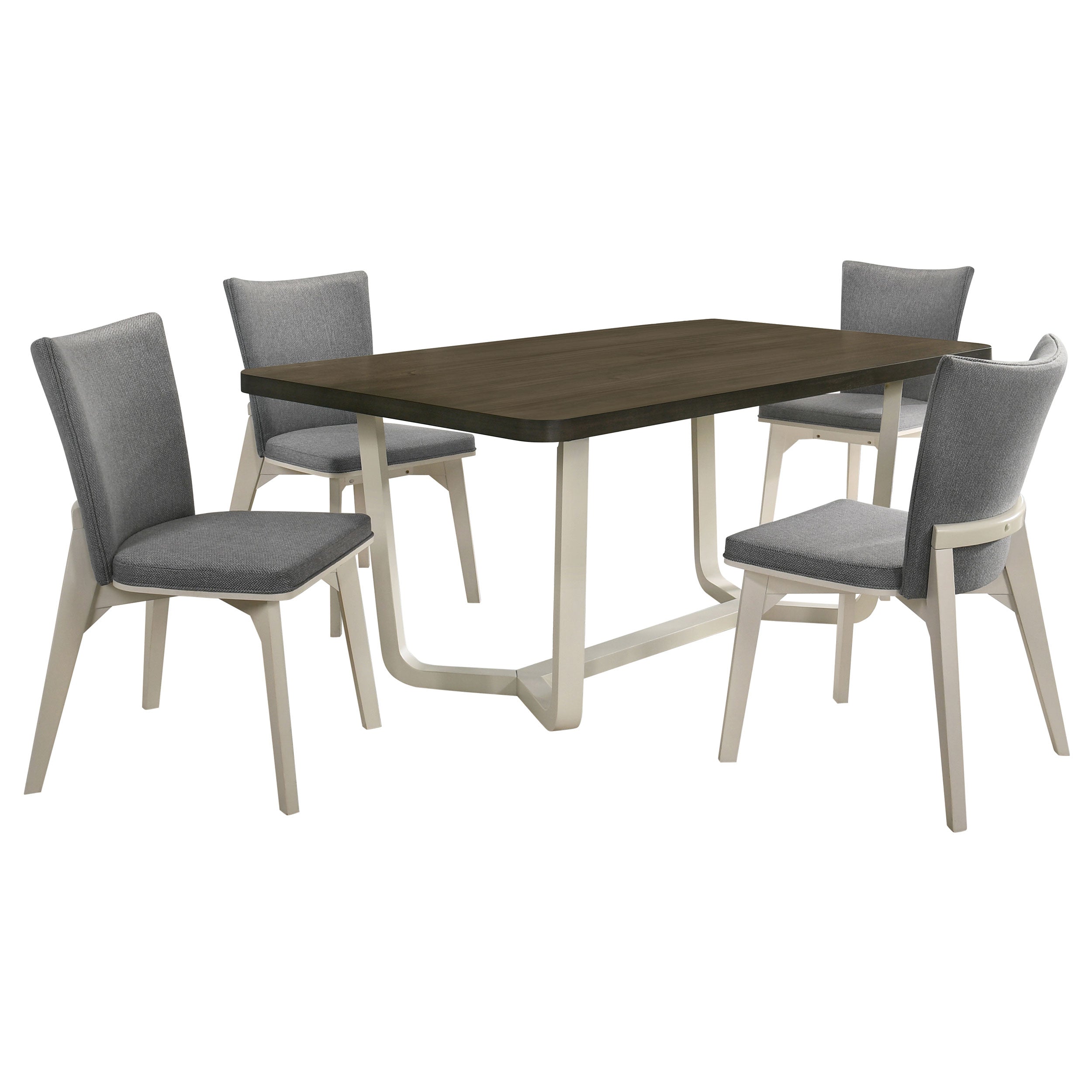 Biloxi  71-inch Rectangular Dining Set Greyish Brown