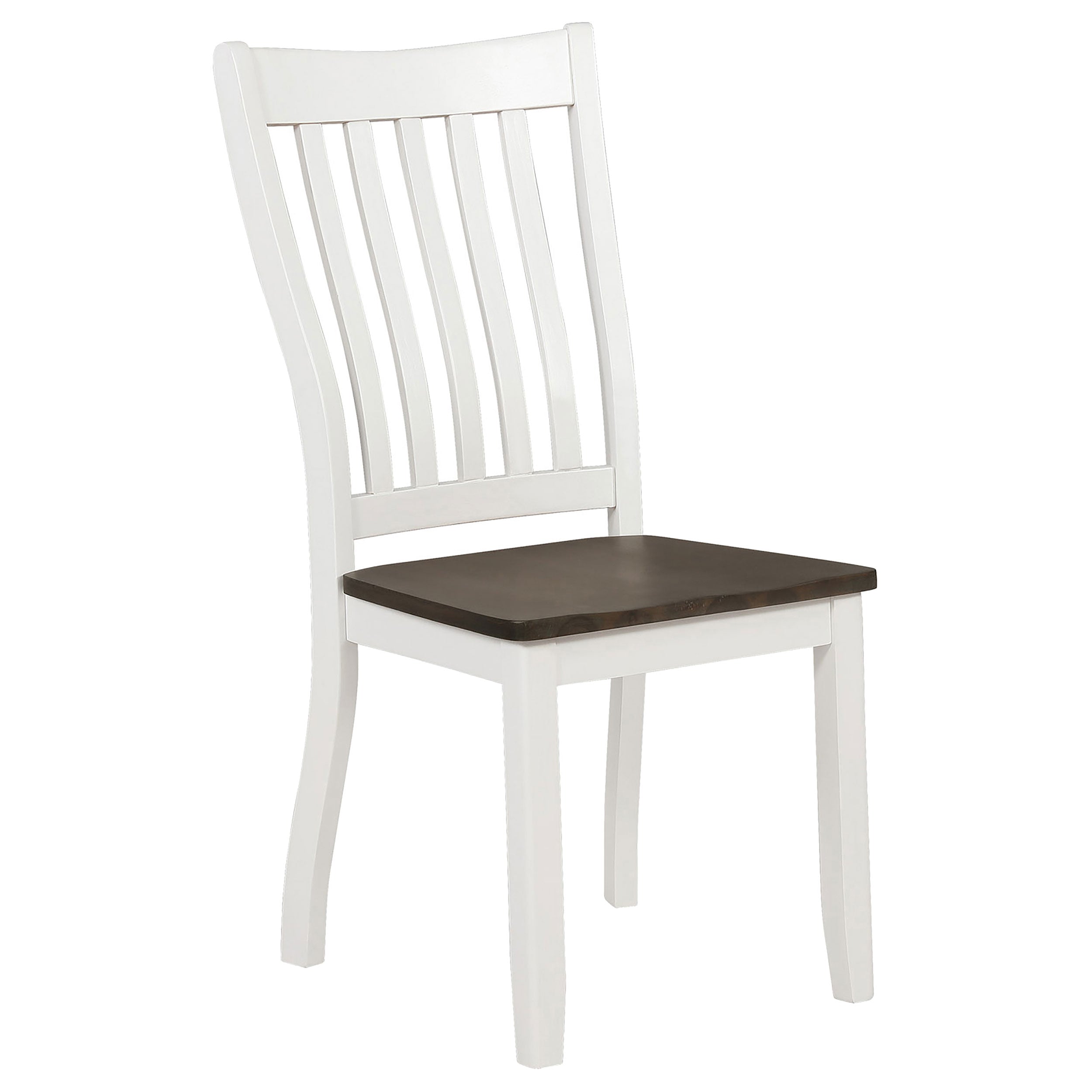 Kingman  Rectangular Dining Set Espresso and White