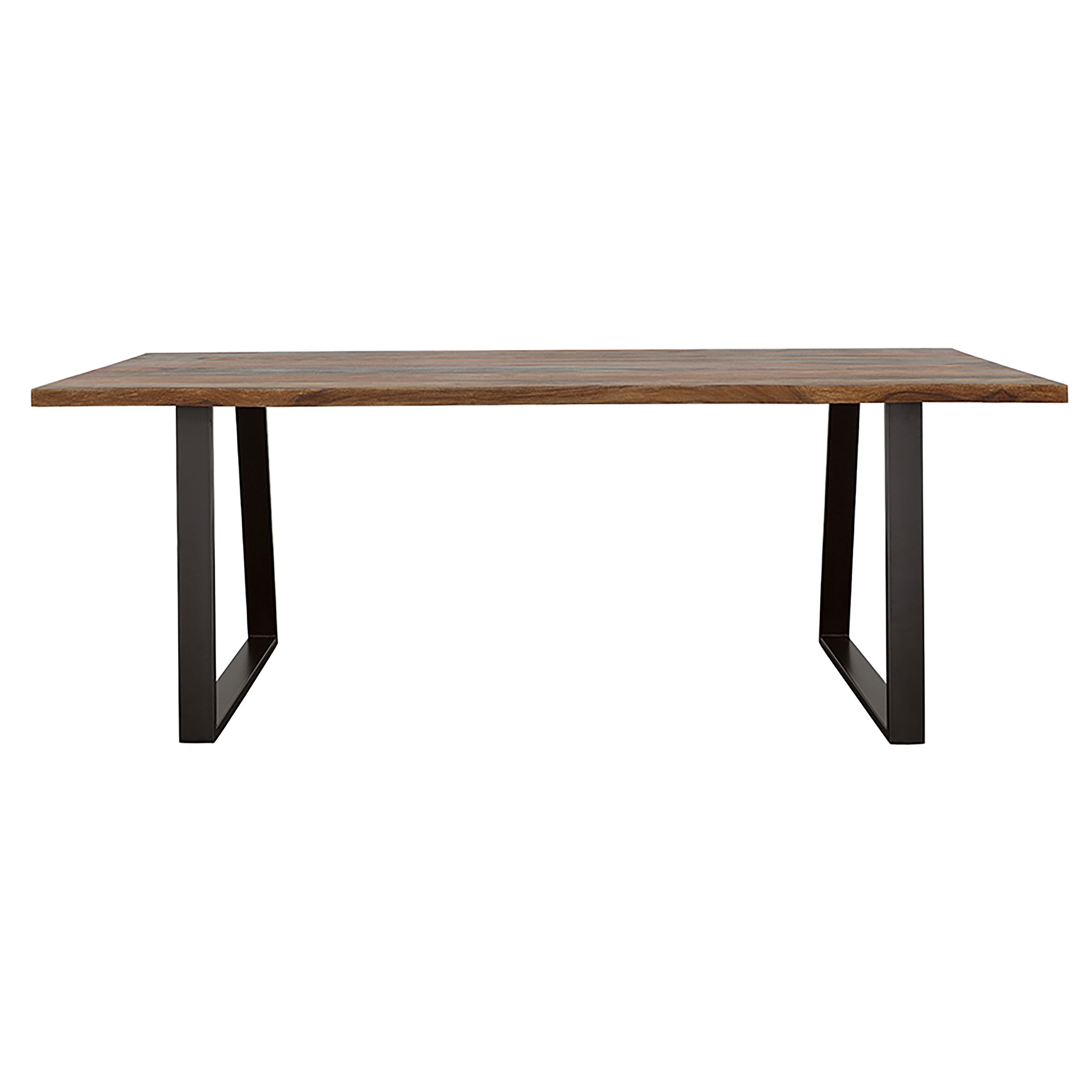 Ditman 80-inch Live Edge Dining Table Grey Sheesham