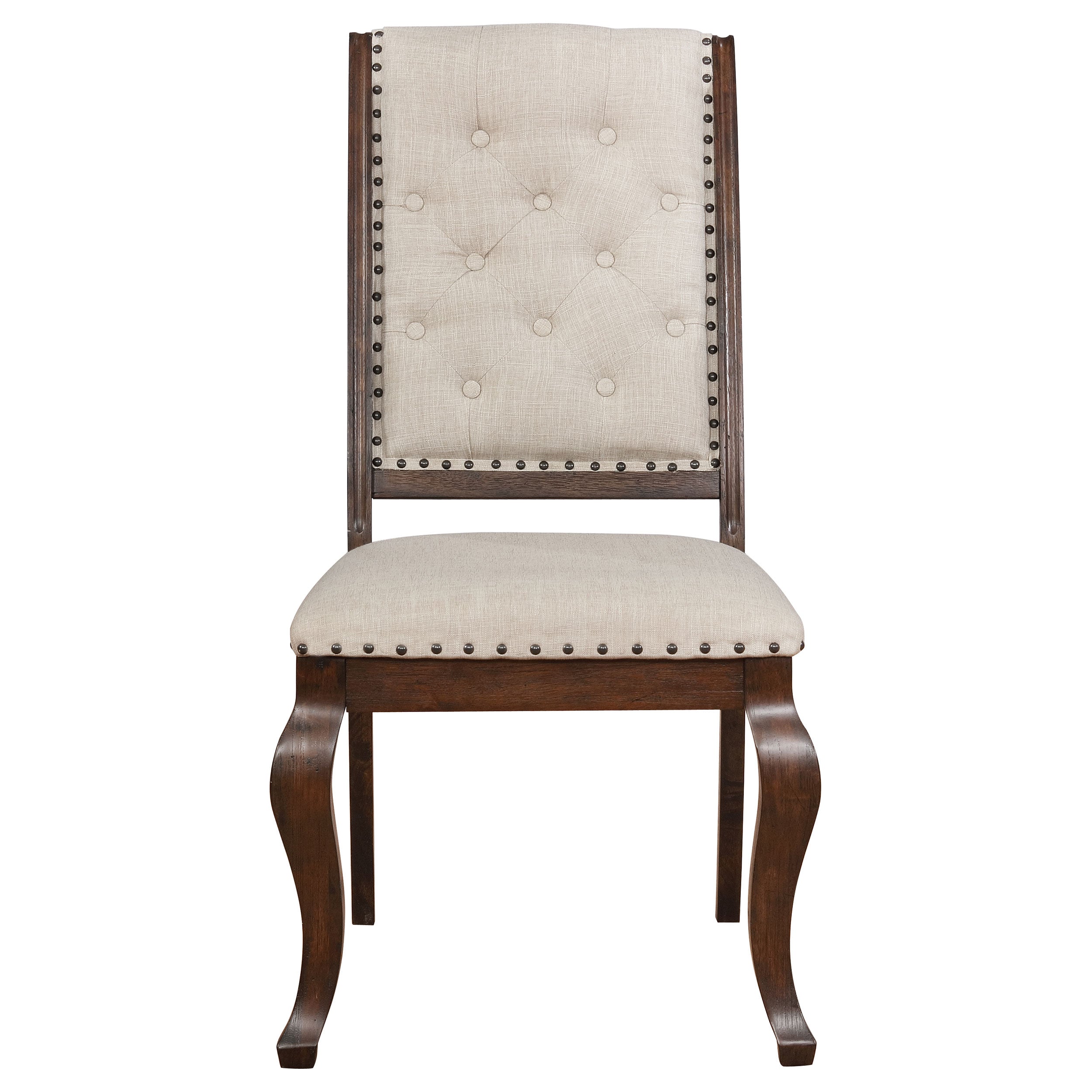 Brockway Upholstered Dining Chair Barley Brown (Set of 2)