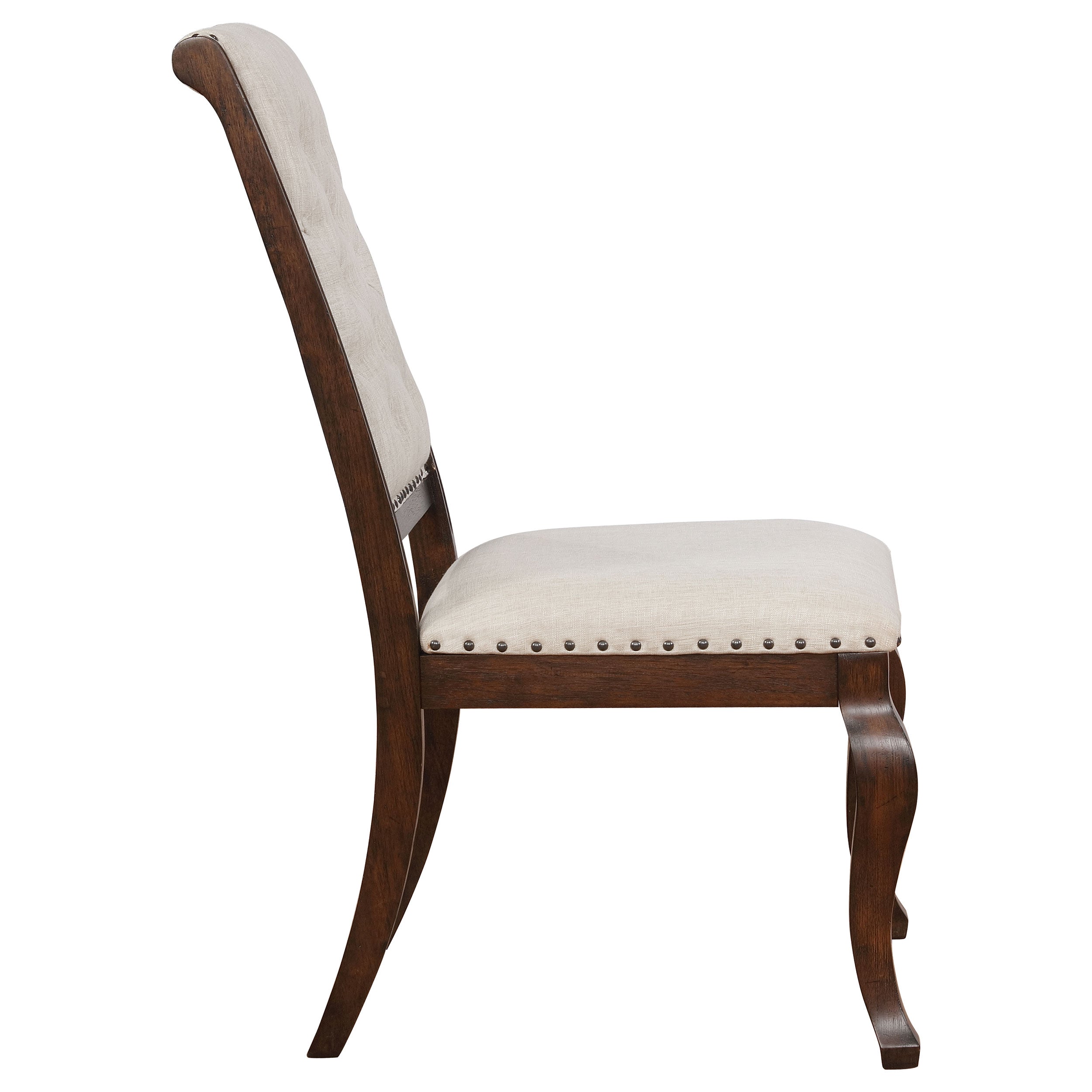Brockway Upholstered Dining Chair Barley Brown (Set of 2)