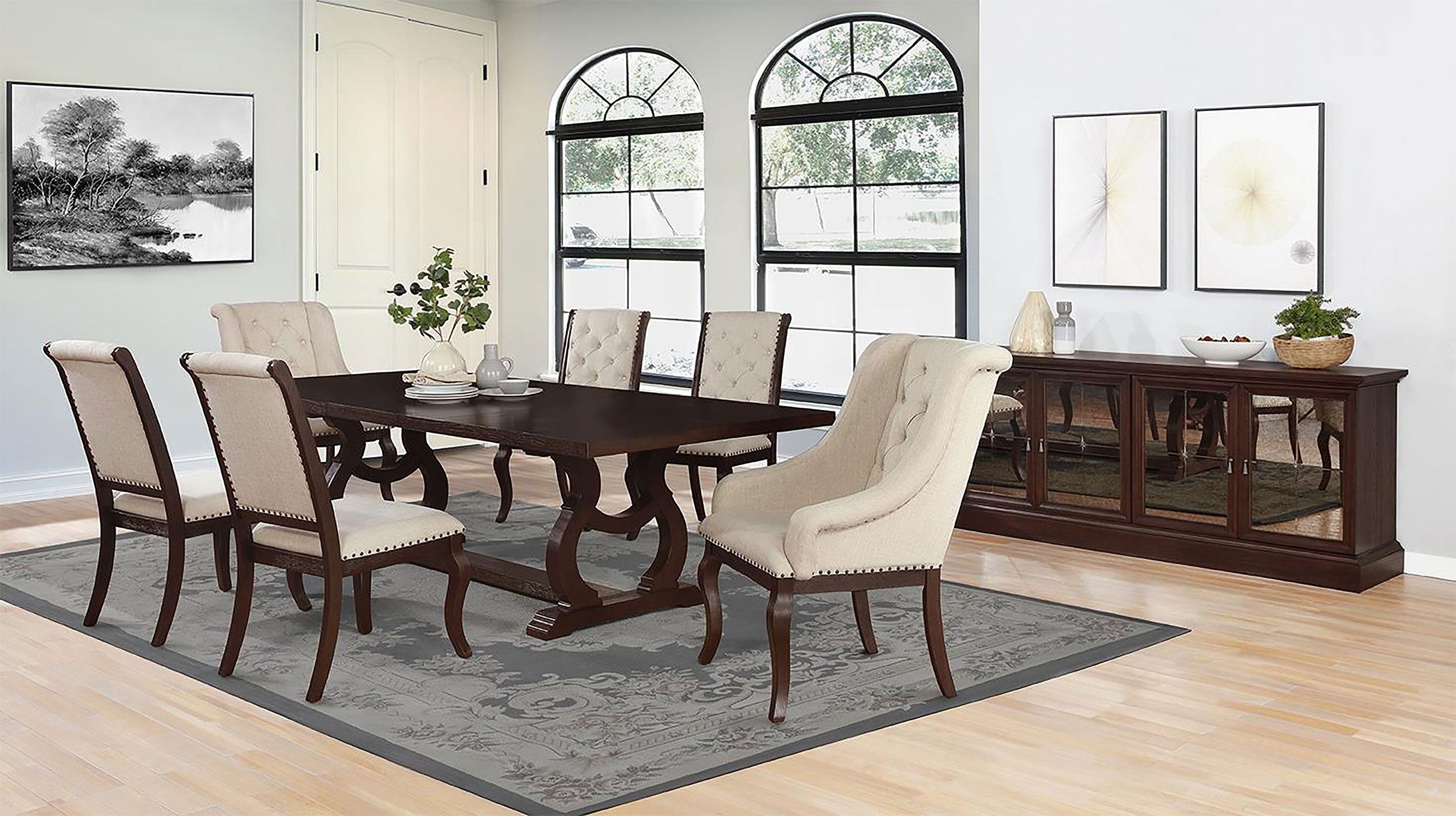 Brockway Upholstered Dining Chair (Set of 2)