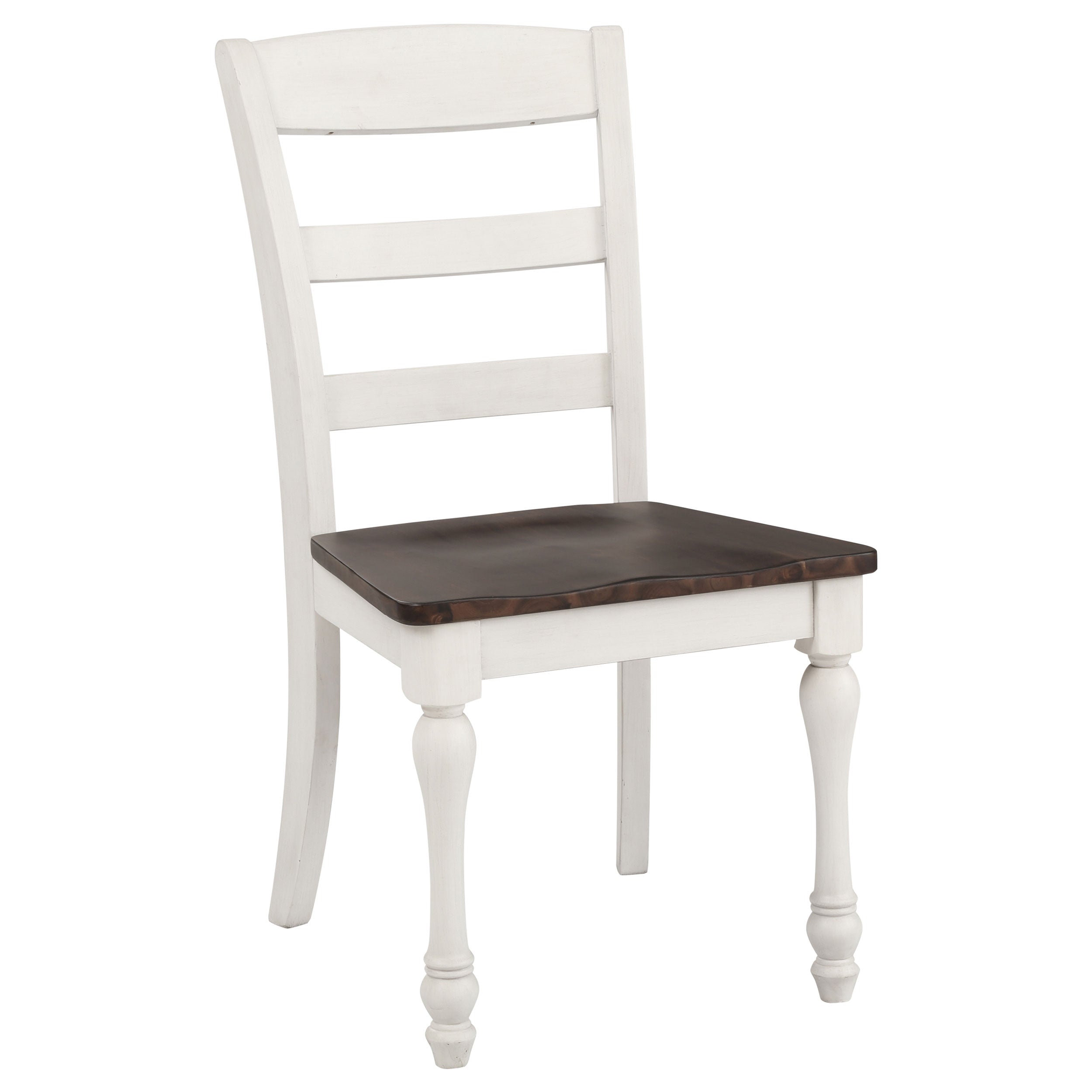 Madelyn  Rectangle Dining Set Dark Cocoa and Coastal White