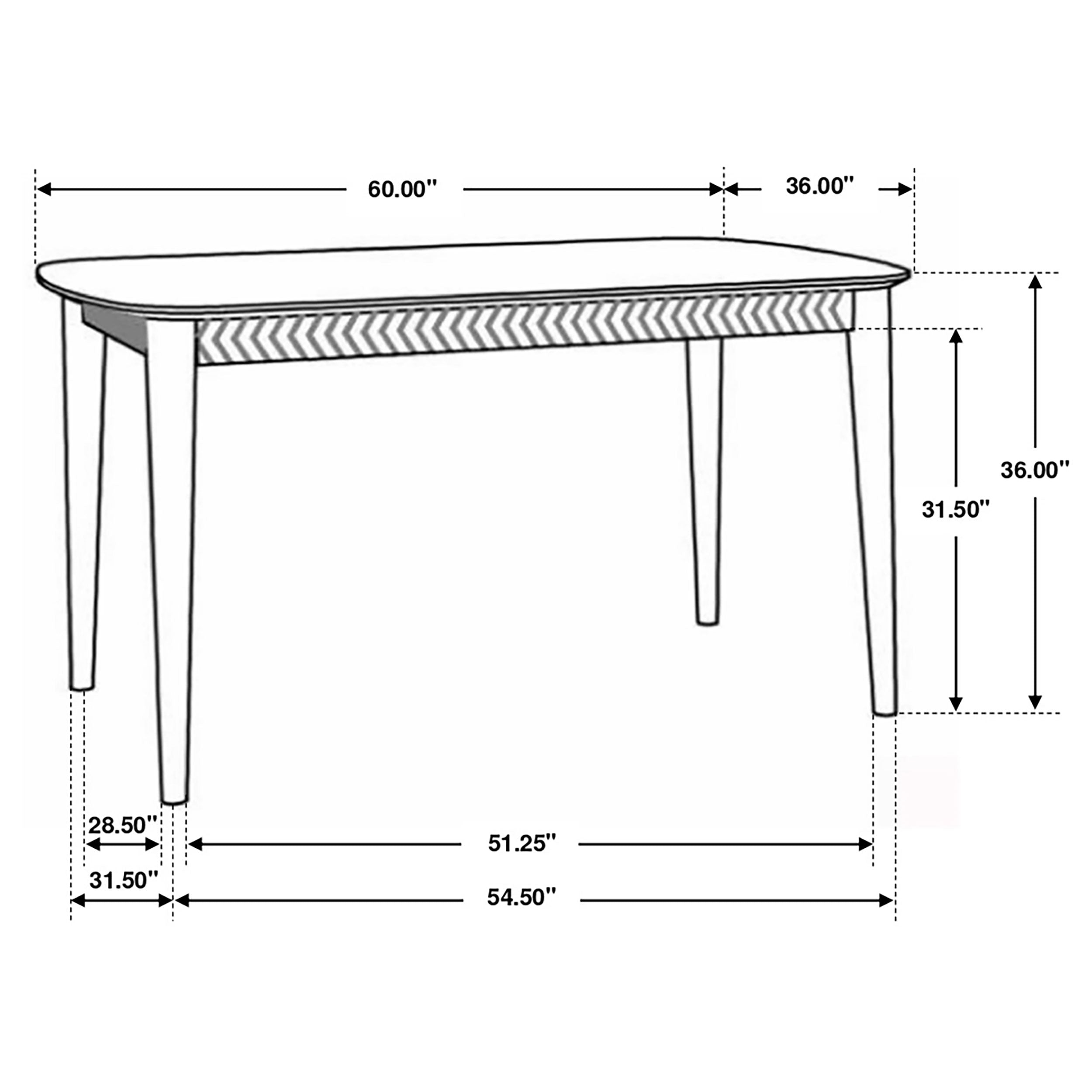 Partridge  Rectangular Counter Height Dining Set Natural Sheesham