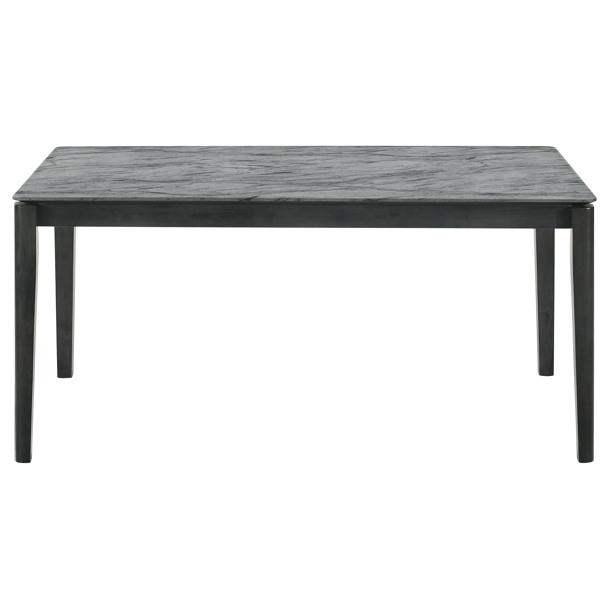 Stevie  Rectangular Dining Set Grey and Black