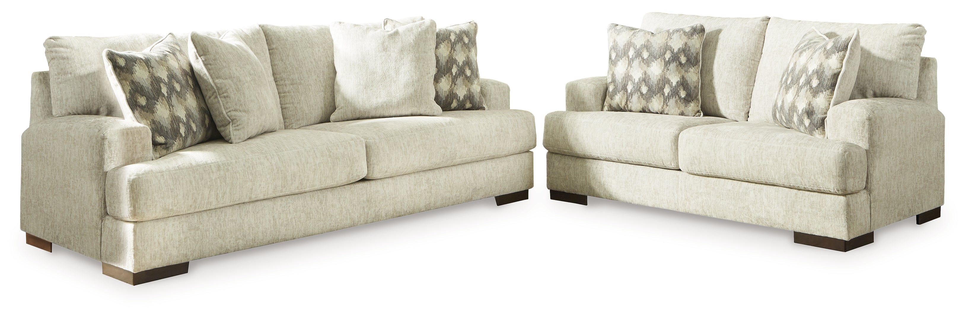 Caretti Sofa, Loveseat, Chair and Ottoman