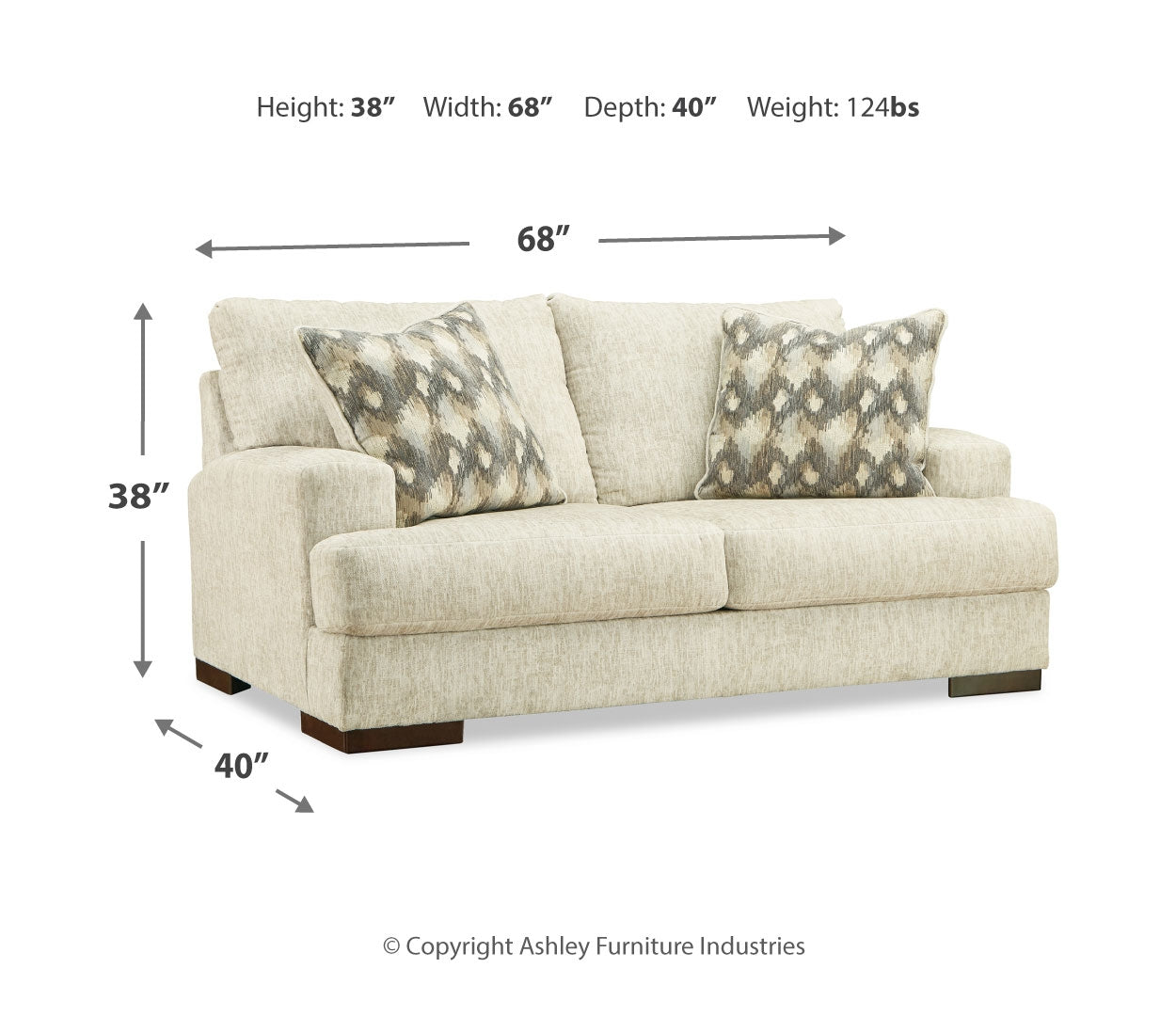 Caretti Loveseat