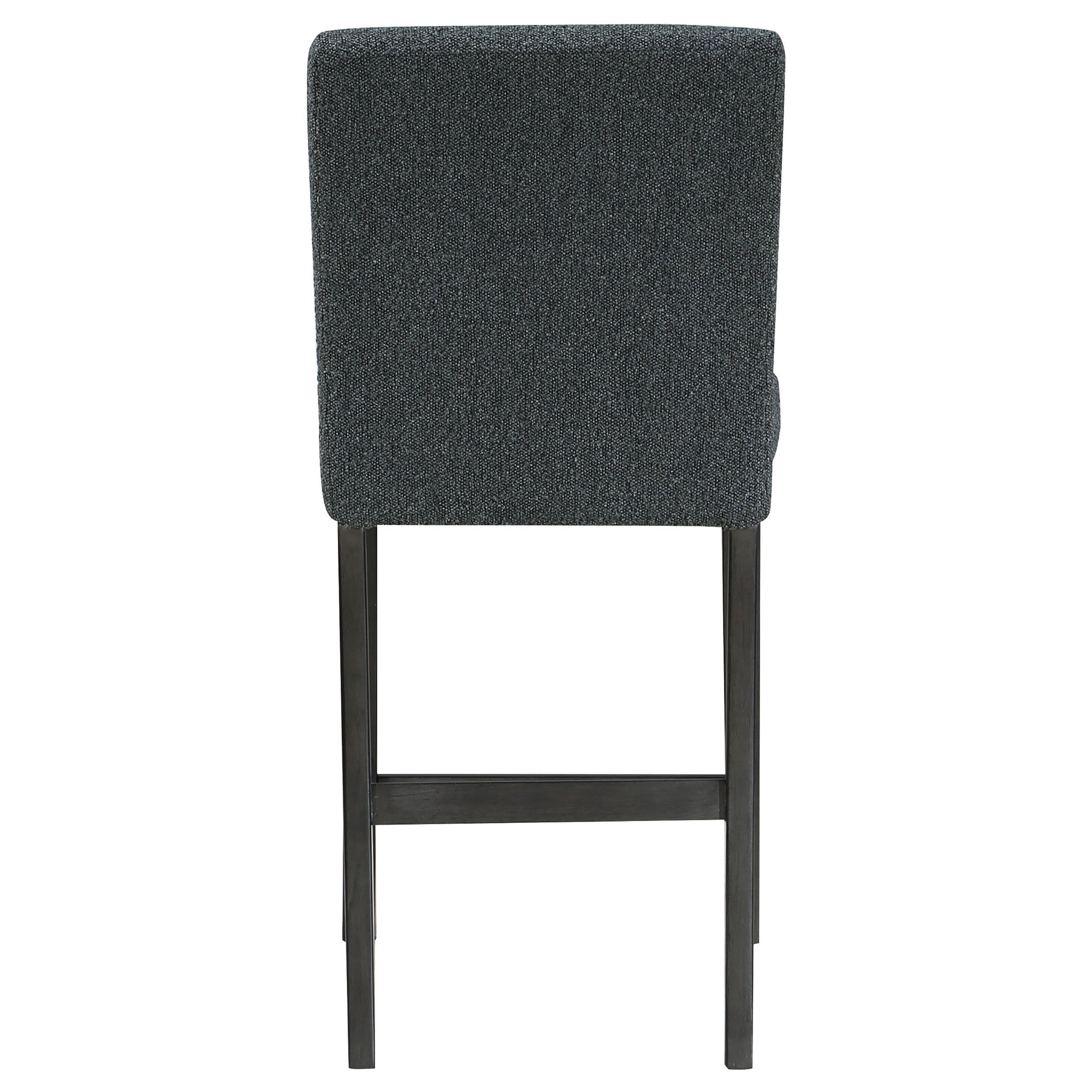 Alba Boucle Upholstered Counter Height Dining Chair White and Charcoal Grey (Set of 2)