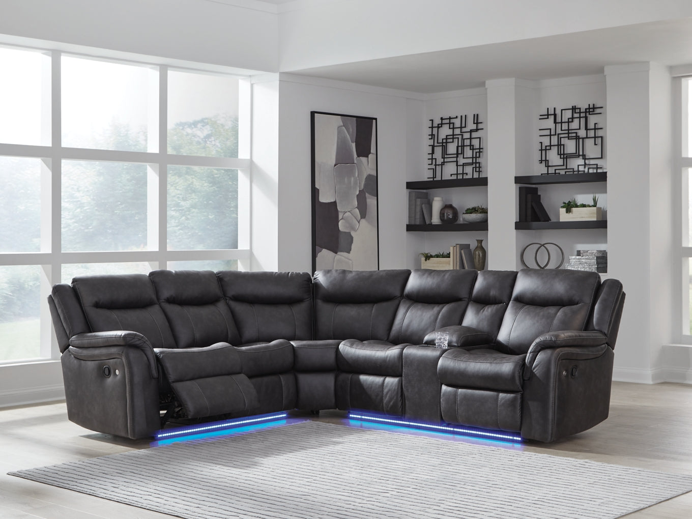 Perarrygin 2-Piece Reclining Sectional