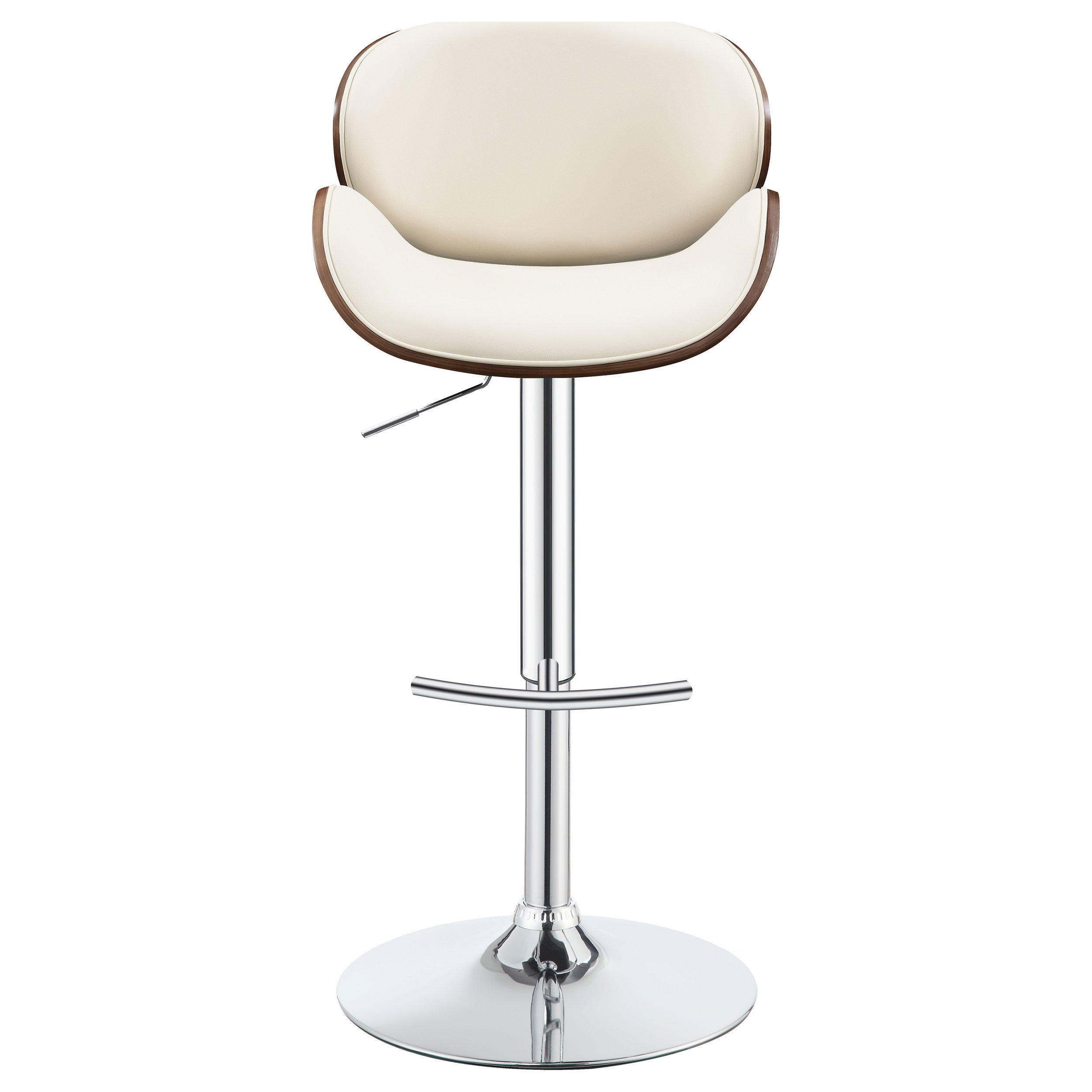 Harris Adjustable Bar Stool Black and Chrome