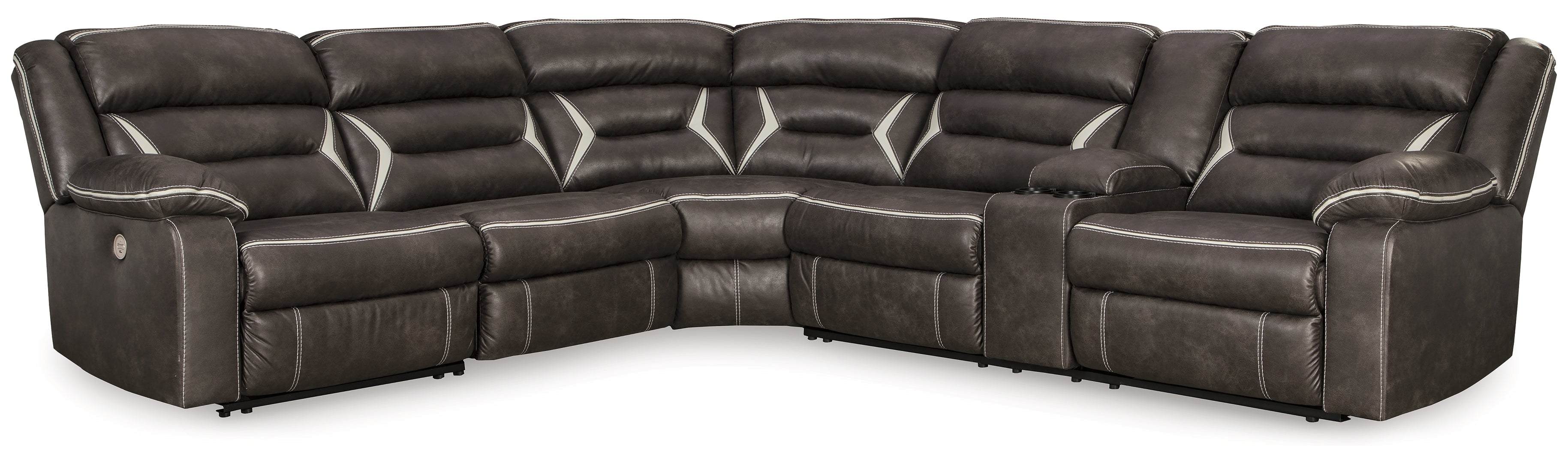 Kincord 5-Piece Power Reclining Sectional