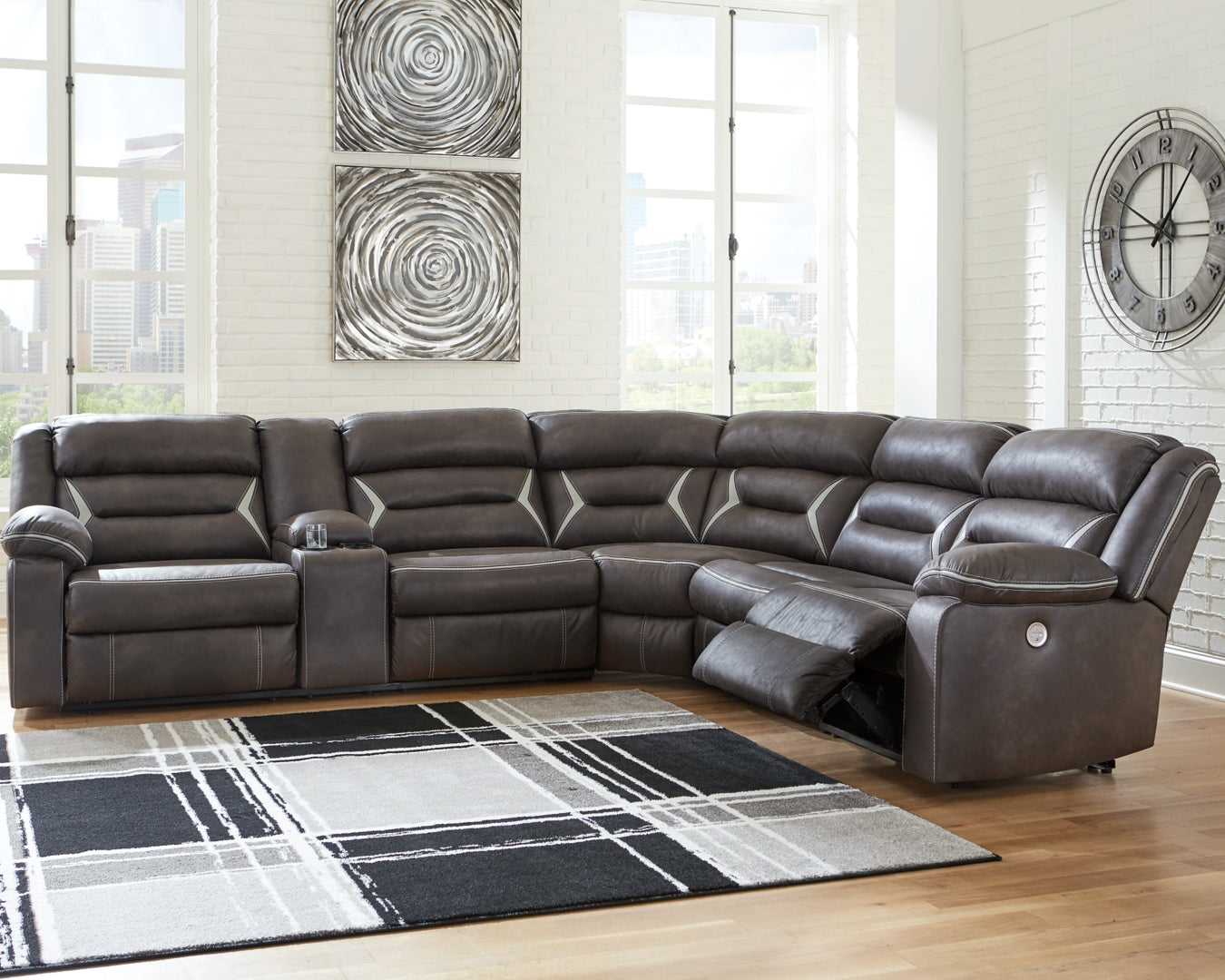 Kincord 5-Piece Power Reclining Sectional