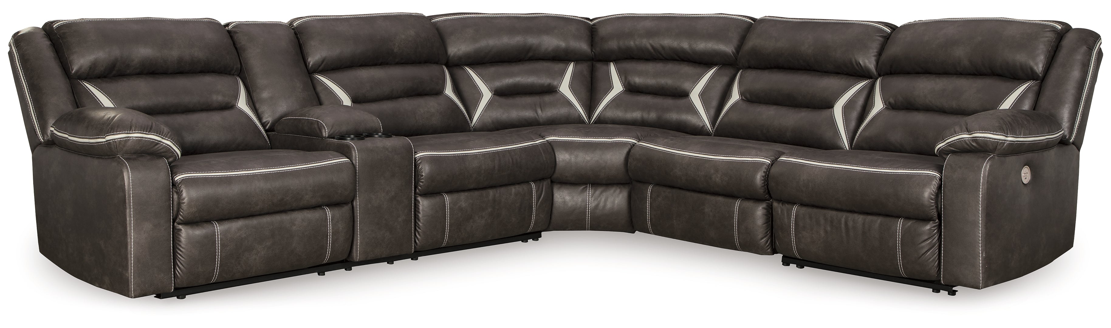 Kincord 5-Piece Power Reclining Sectional