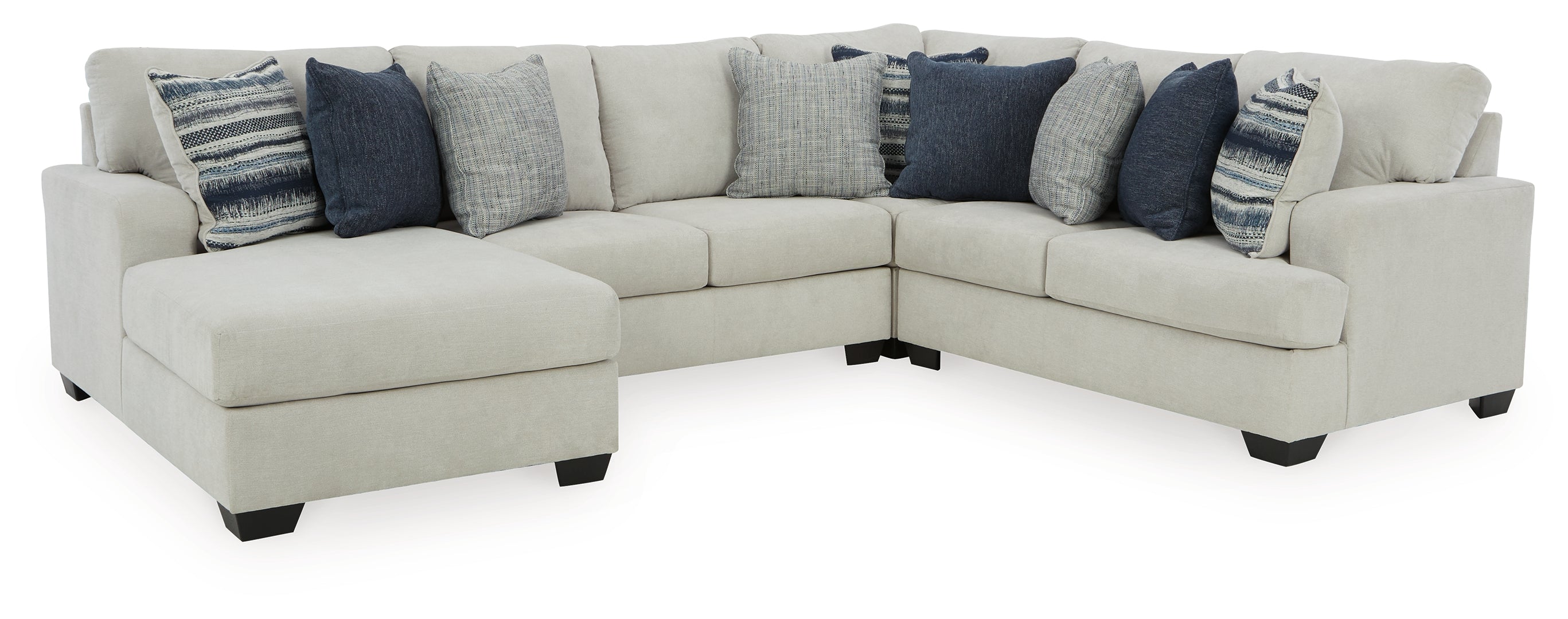 Lowder 4-Piece Sectional with Chaise