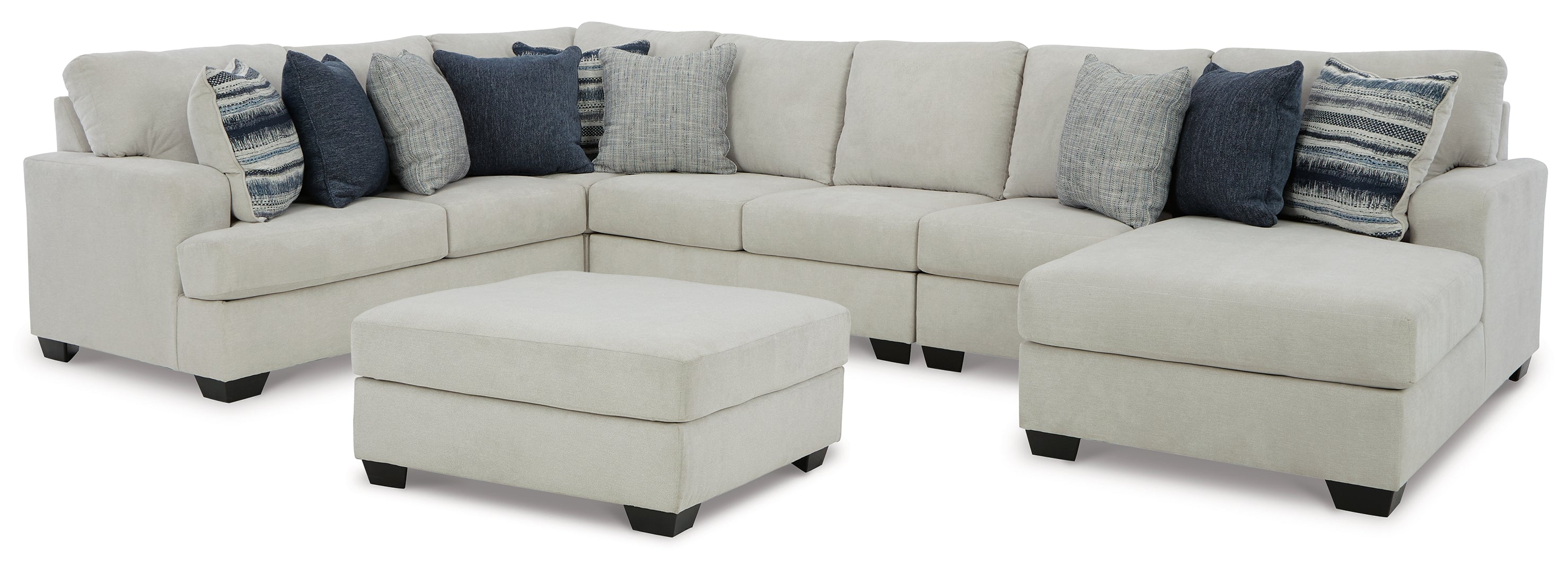 Lowder 5-Piece Sectional with Chaise