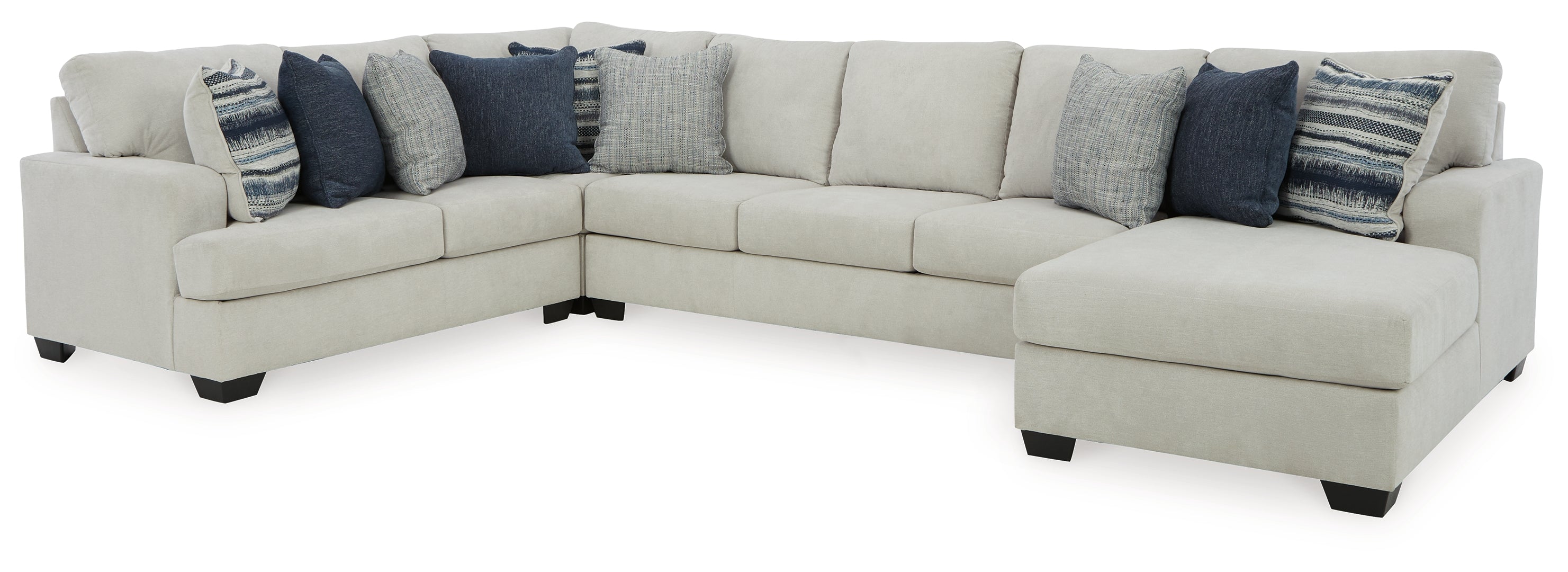 Lowder 4-Piece Sectional with Chaise