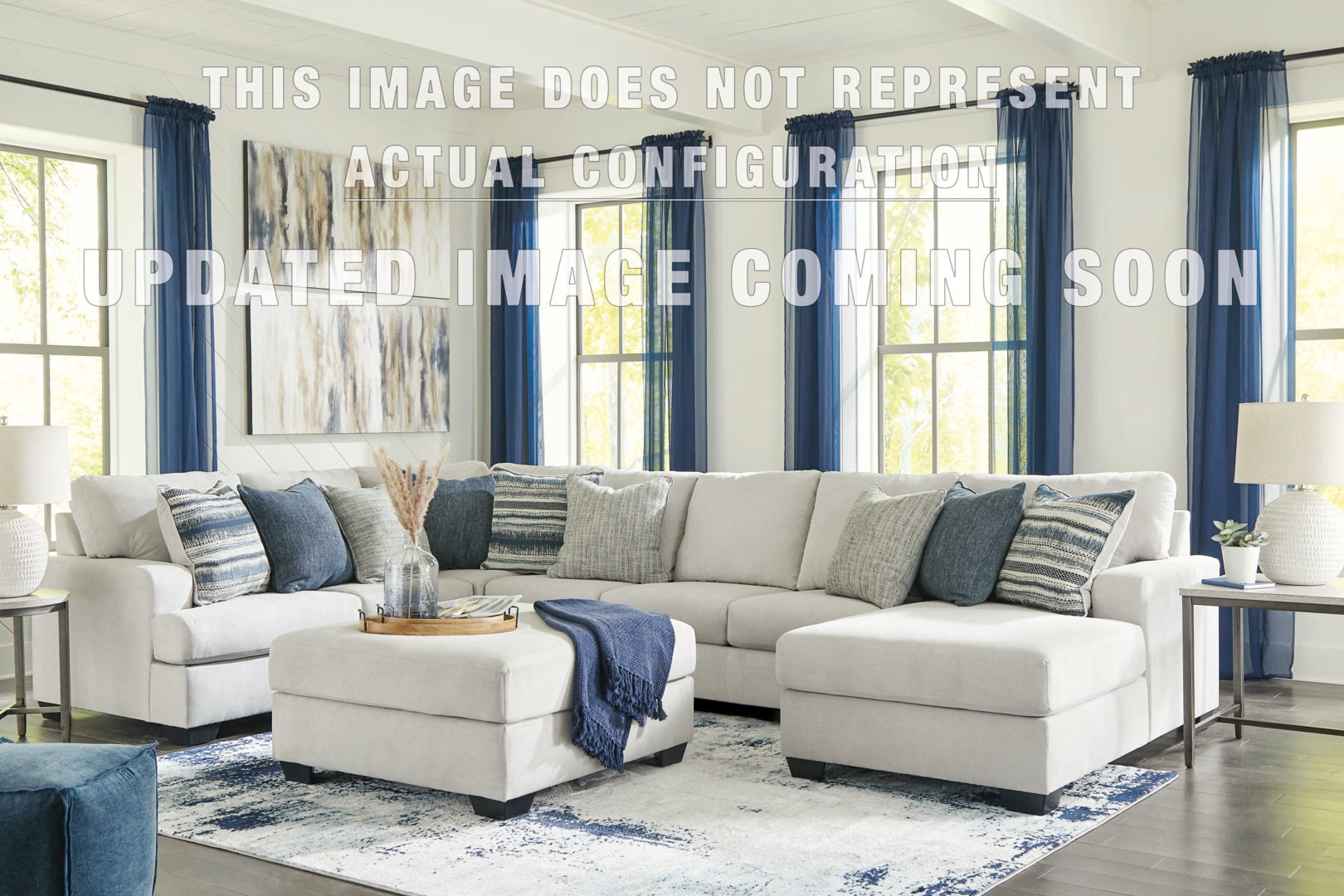 Lowder 4-Piece Sectional with Chaise