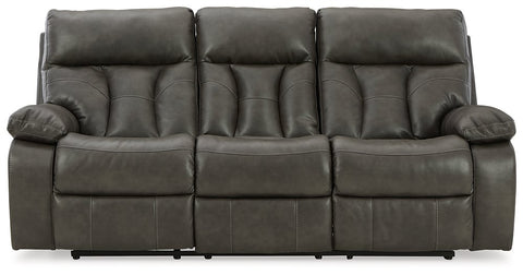 Willamen Reclining Sofa with Drop Down Table image