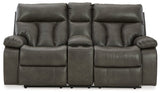 Willamen Reclining Loveseat with Console image